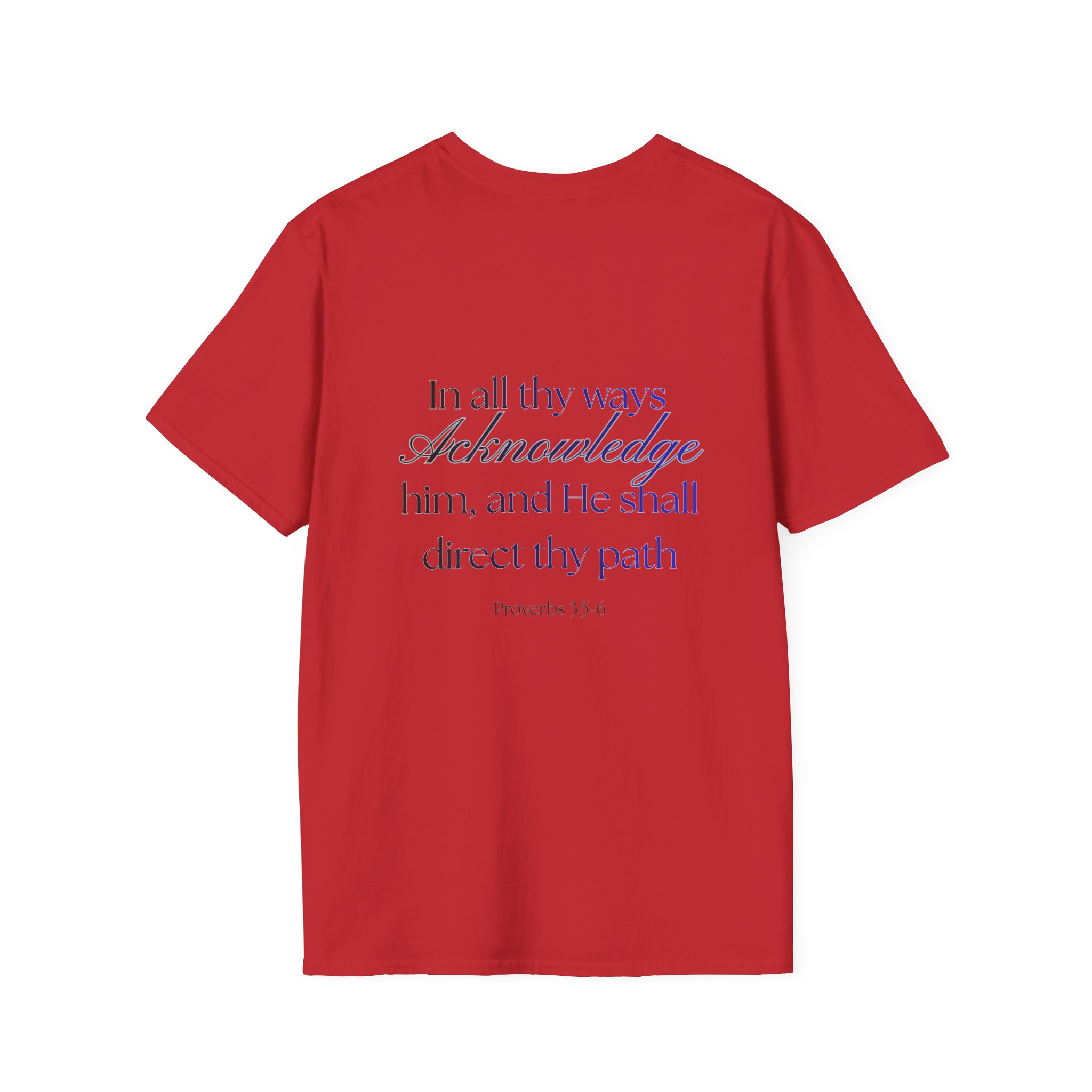 Proverbs 3:5-6 Faith T-Shirt — "Trust in the LORD" Inspirational Christian Tee product thumbnail image