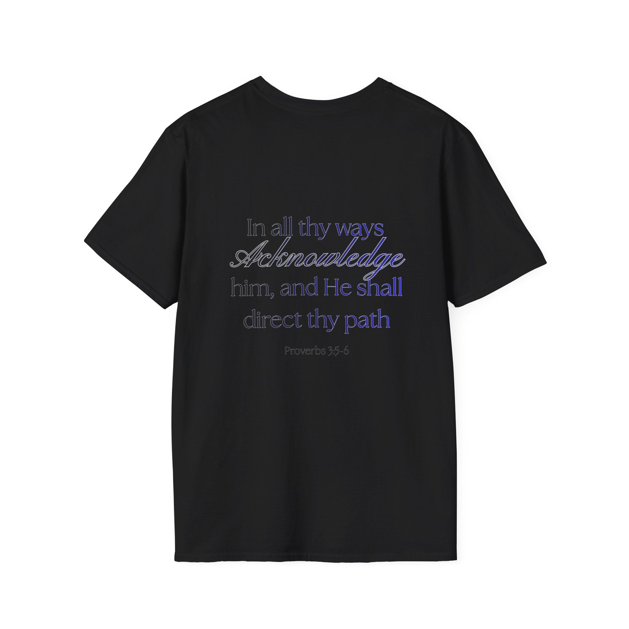 Proverbs 3:5-6 Faith T-Shirt — "Trust in the LORD" Inspirational Christian Tee product thumbnail image Proverbs 3:5-6 Faith T-Shirt — "Trust in the LORD" Inspirational Christian Tee product thumbnail image