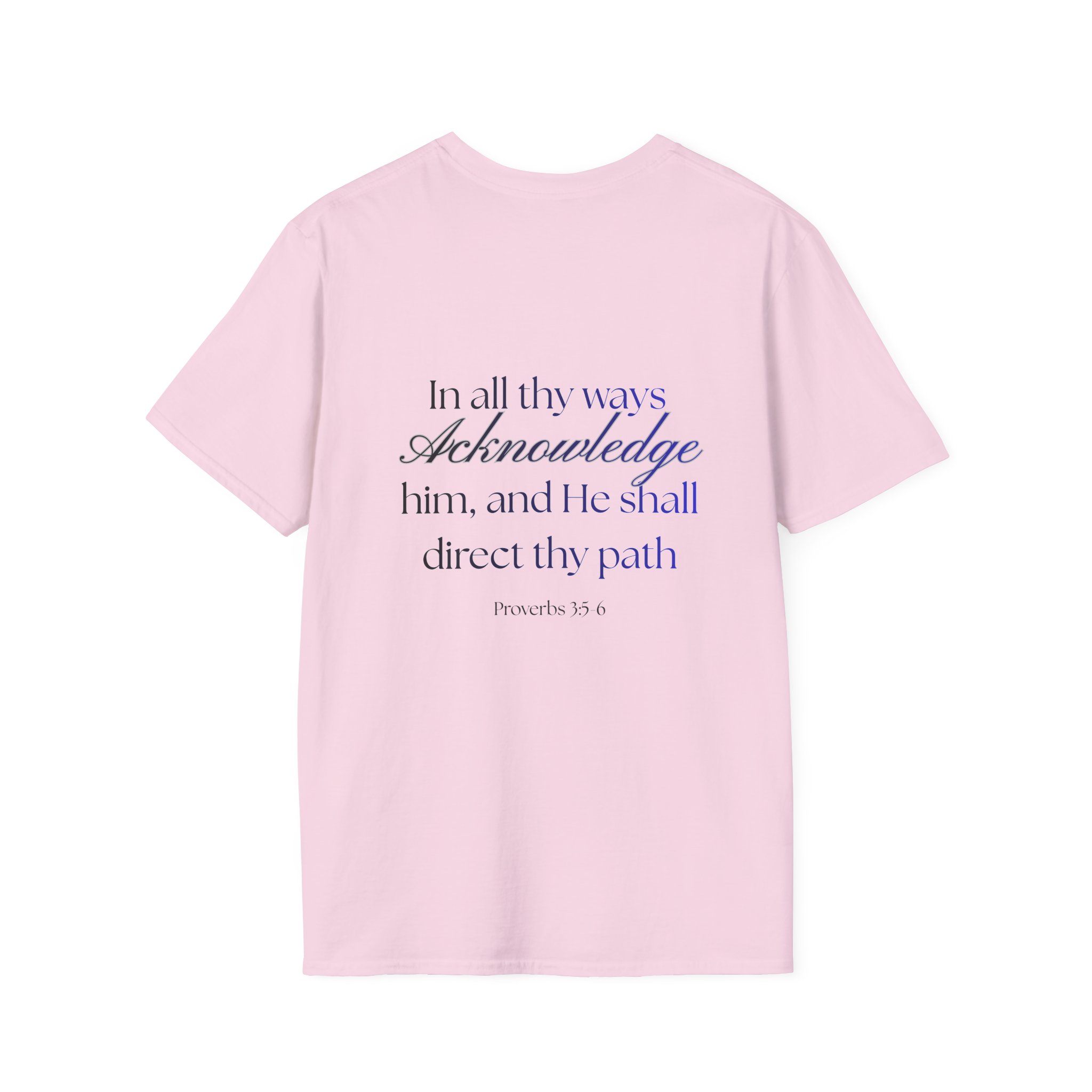 Proverbs 3:5-6 Faith T-Shirt — "Trust in the LORD" Inspirational Christian Tee product thumbnail image Proverbs 3:5-6 Faith T-Shirt — "Trust in the LORD" Inspirational Christian Tee product thumbnail image
