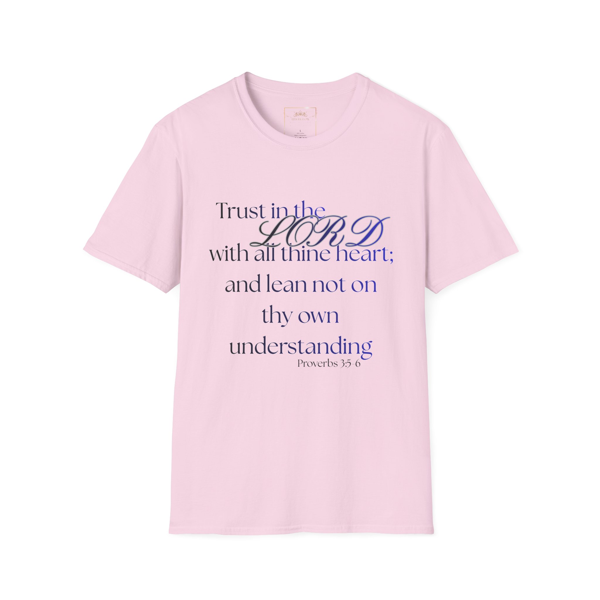 Proverbs 3:5-6 Faith T-Shirt — "Trust in the LORD" Inspirational Christian Tee product thumbnail image Proverbs 3:5-6 Faith T-Shirt — "Trust in the LORD" Inspirational Christian Tee product thumbnail image