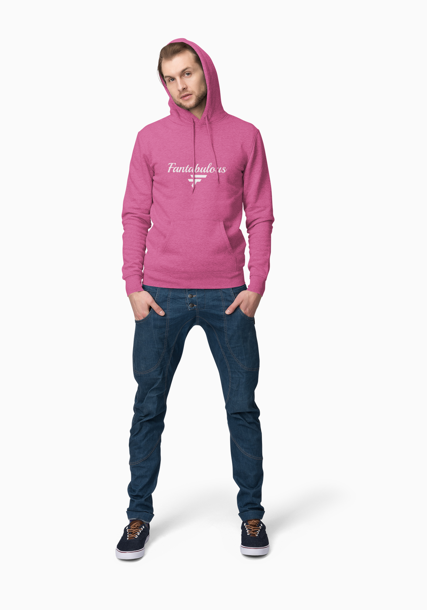 Fantabulous Logo Hoodie — Stylish Pullover with Script Graphic product thumbnail image