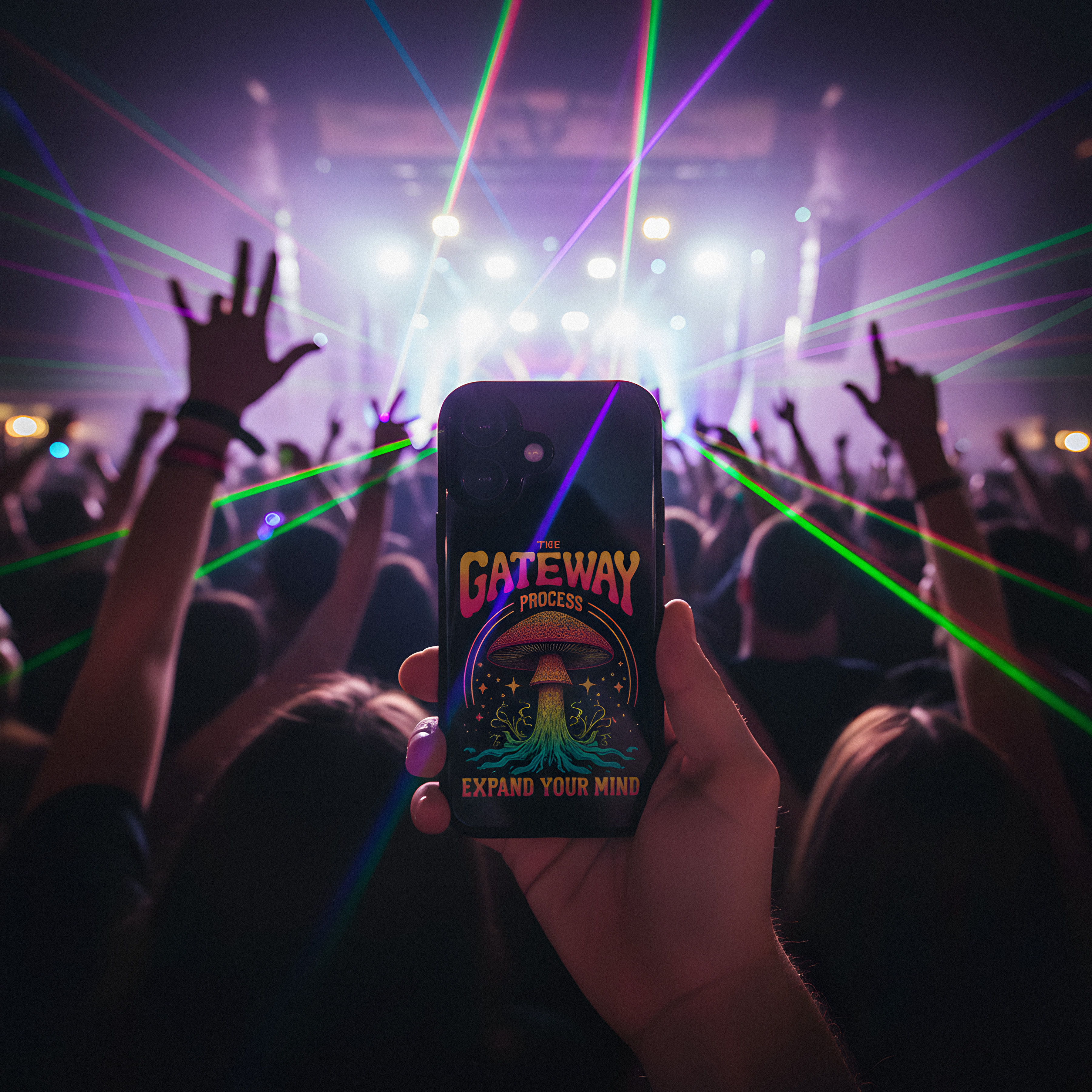 The Gateway Process MagSafe Case | Tough Glossy iPhone 17 | Esoteric Mushroom Art & Astral Projection Aesthetics | Reality Glitch Armor product thumbnail image The Gateway Process MagSafe Case | Tough Glossy iPhone 17 | Esoteric Mushroom Art & Astral Projection Aesthetics | Reality Glitch Armor product thumbnail image