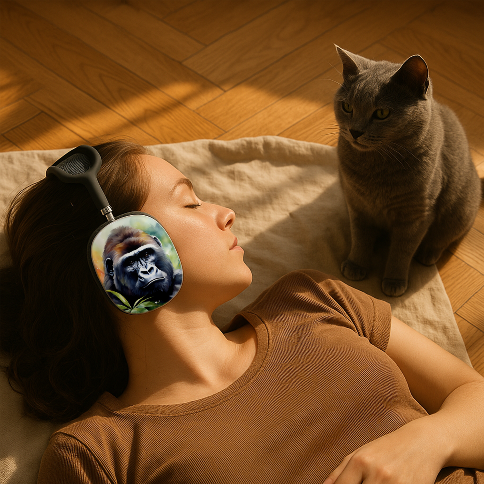 Snap-On AirPods Max Case Headphone Shell | Gorilla Jungle Image product thumbnail image