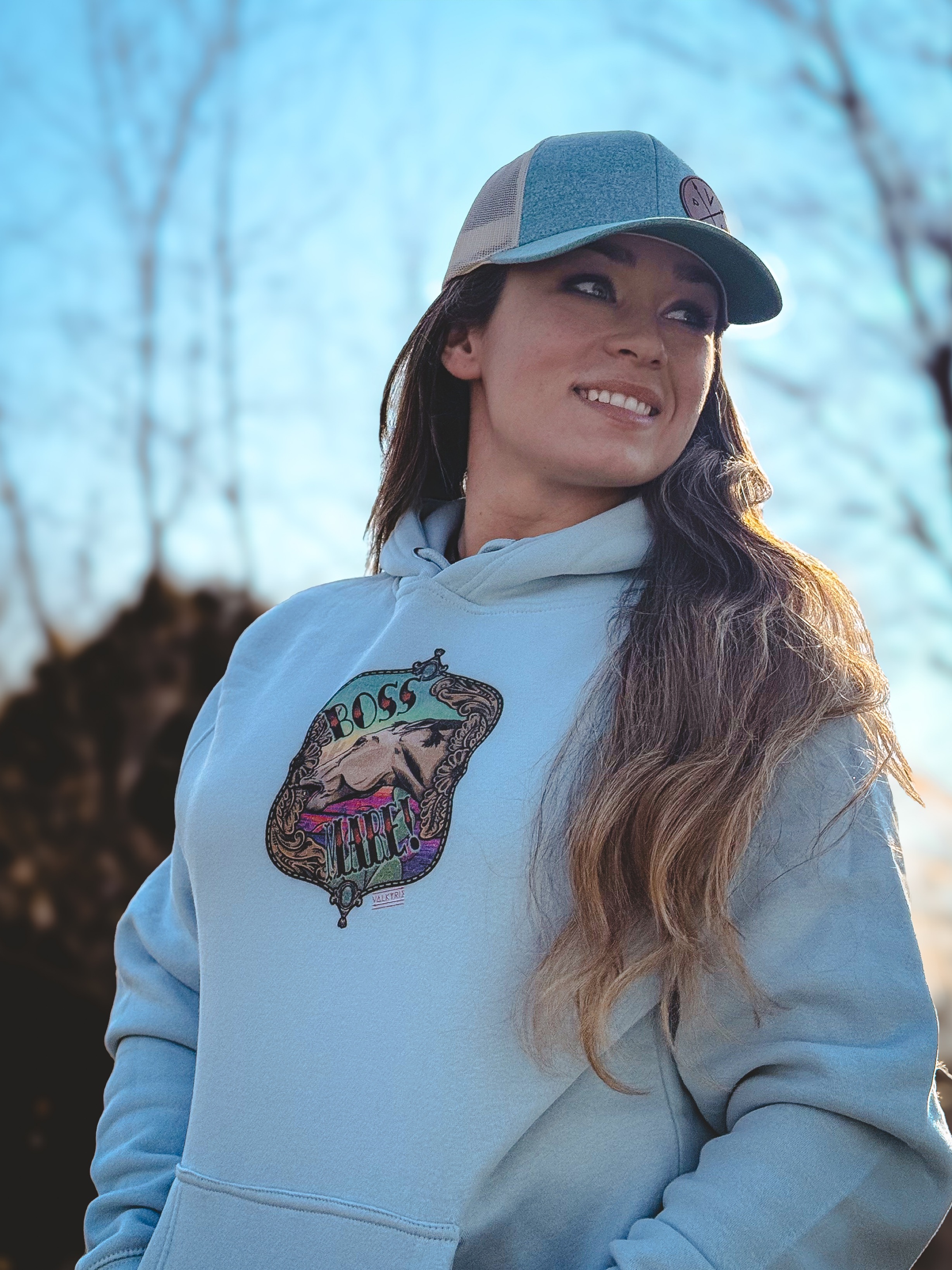 “Boss Mare” Fleece Hoodie product thumbnail image “Boss Mare” Fleece Hoodie product thumbnail image