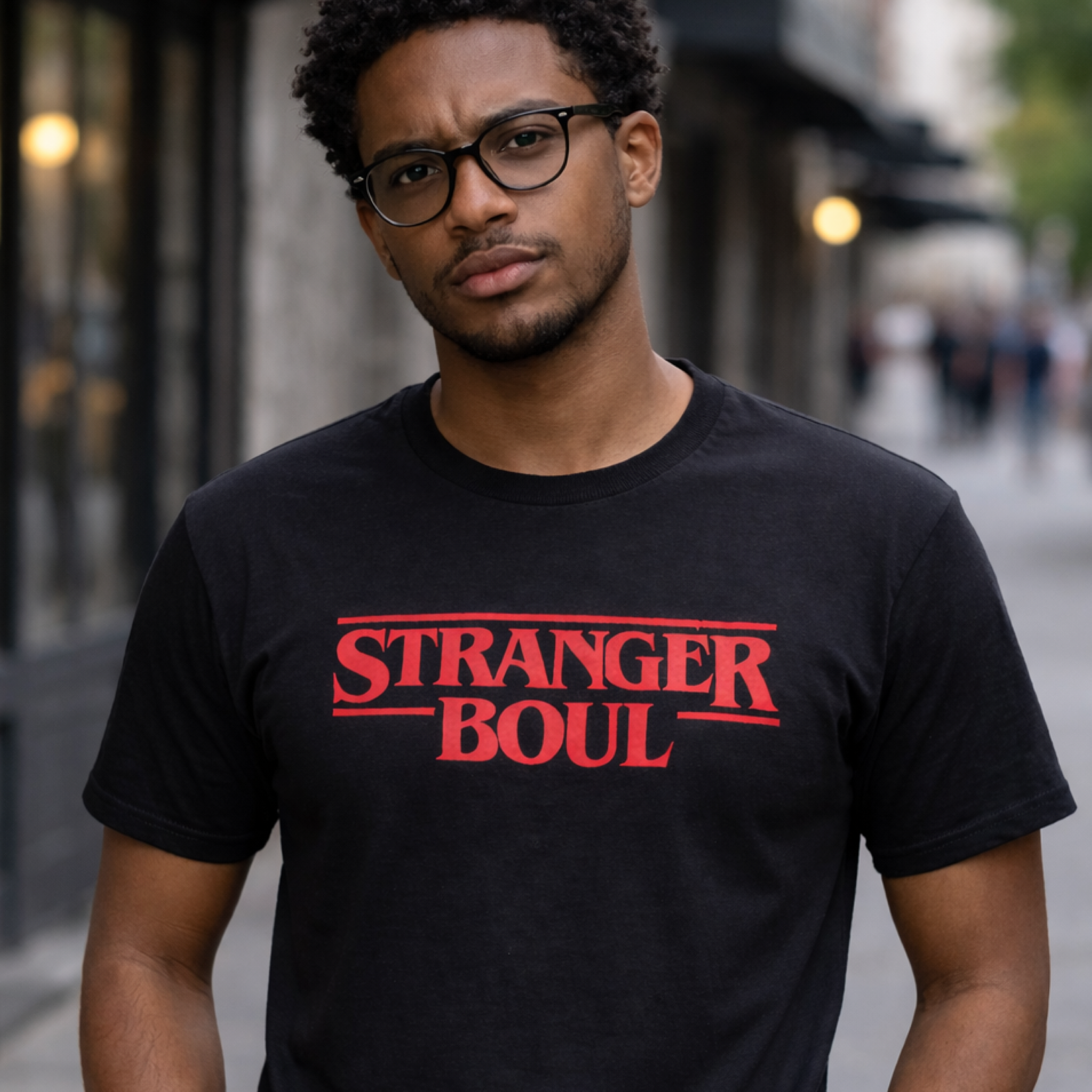 Stranger Boul — Philly Parody Tee product thumbnail image