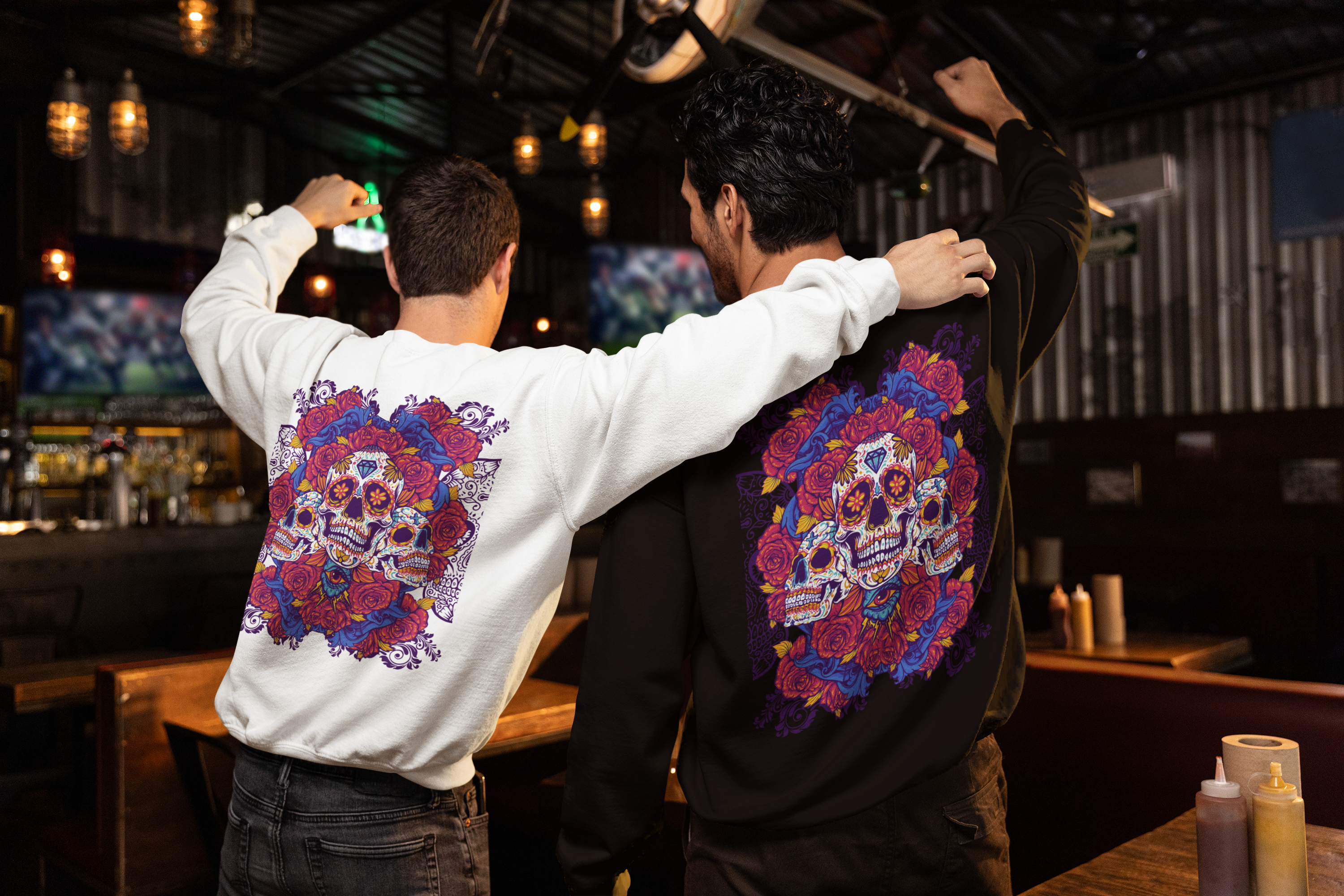 Diamond Calavera - Crewneck(285GSM) product thumbnail image