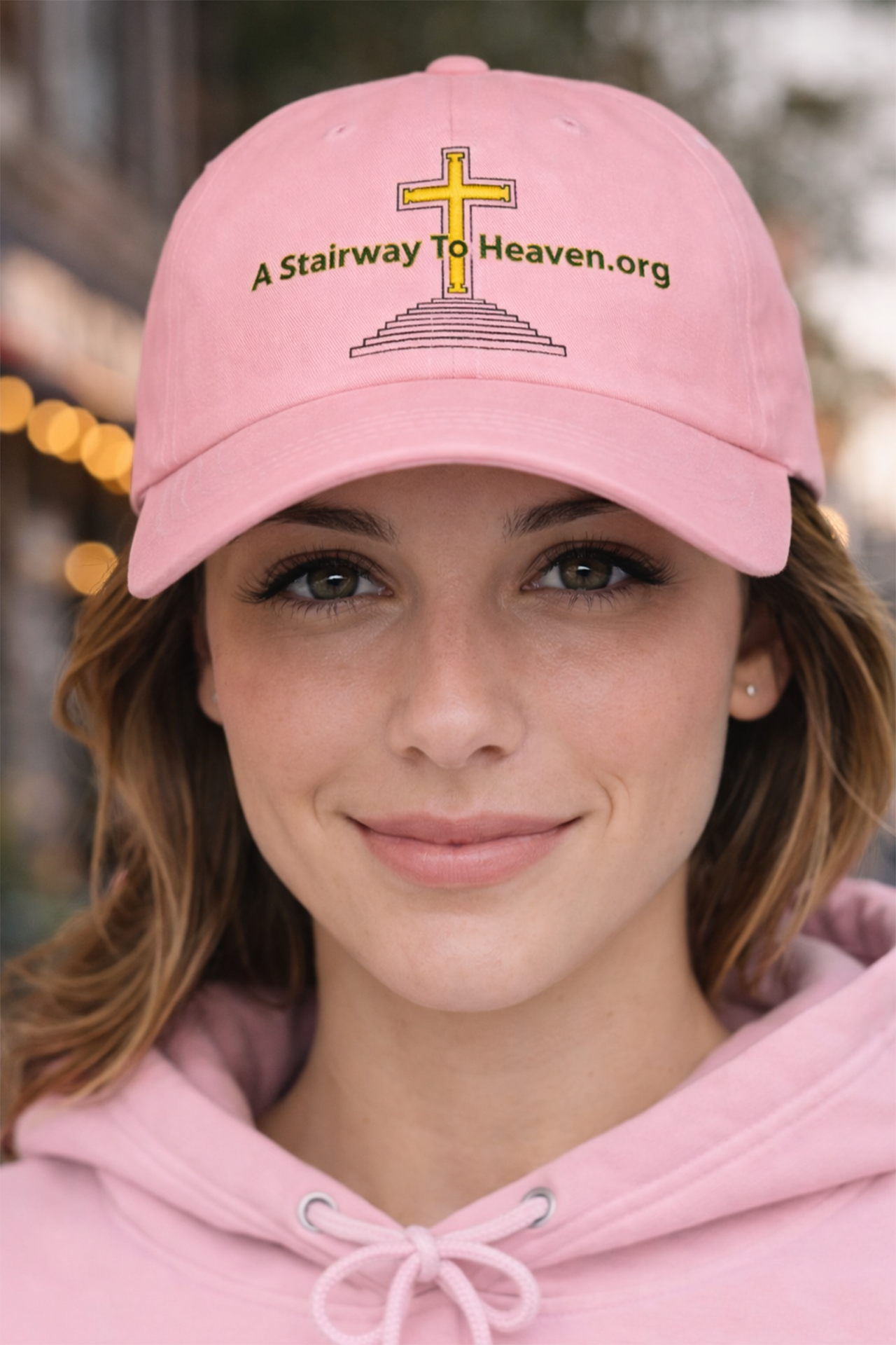 USA Gift Mall - Stairway To Heaven - Chrisitan Dad Cap product thumbnail image USA Gift Mall - Stairway To Heaven - Chrisitan Dad Cap product thumbnail image