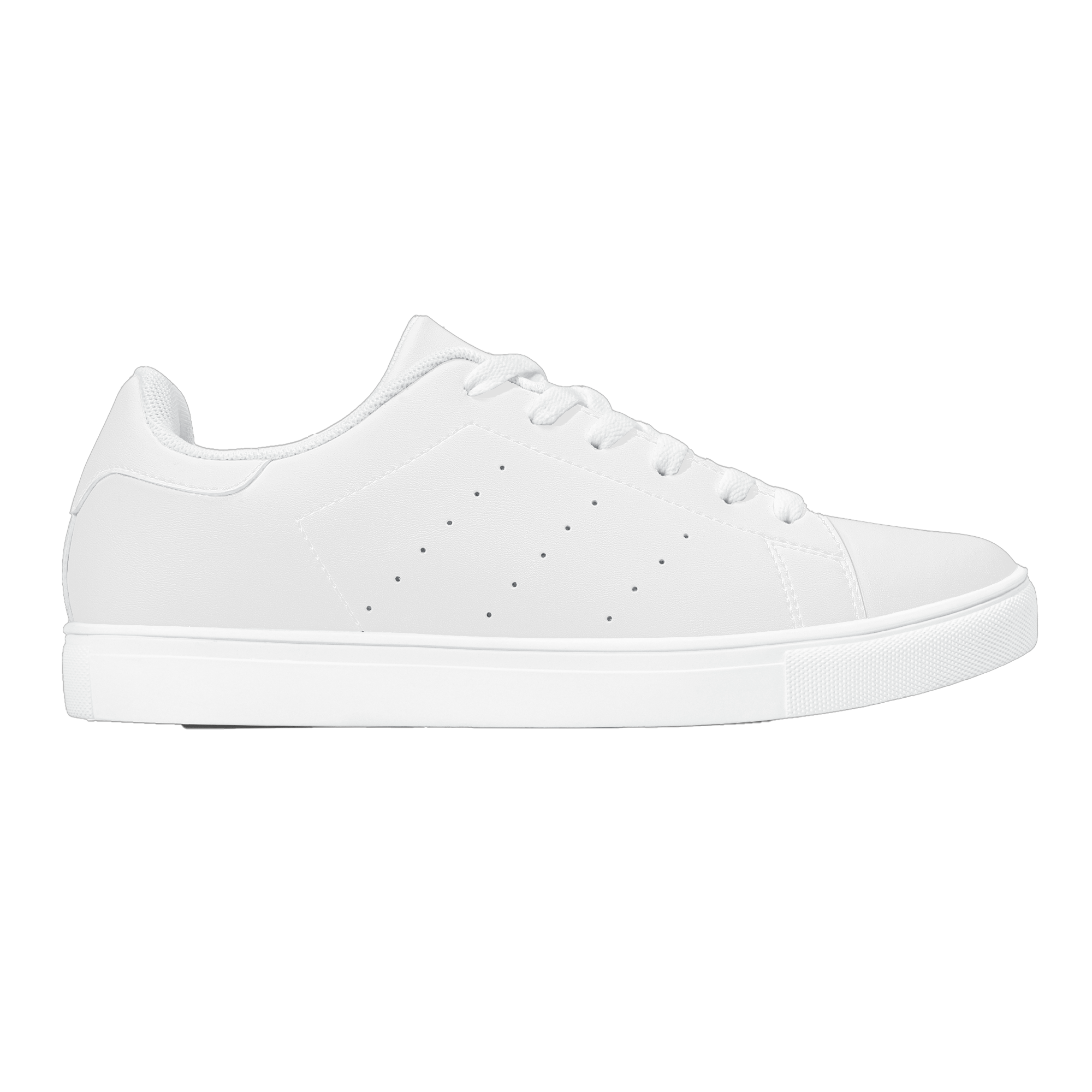 Personalized Men’s Low-Top Leather Sneakers — Custom Name Athletic Shoes product thumbnail image