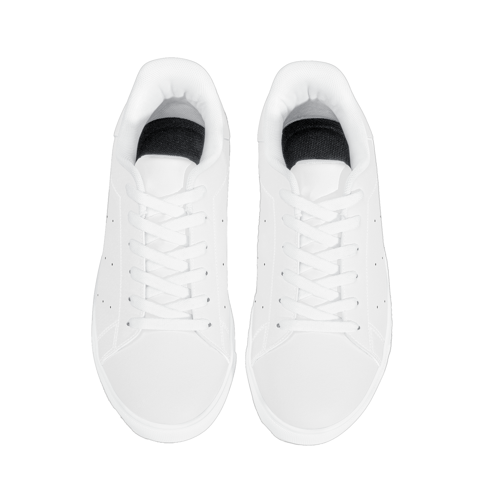 Personalized Men’s Low-Top Leather Sneakers — Custom Name Athletic Shoes product thumbnail image