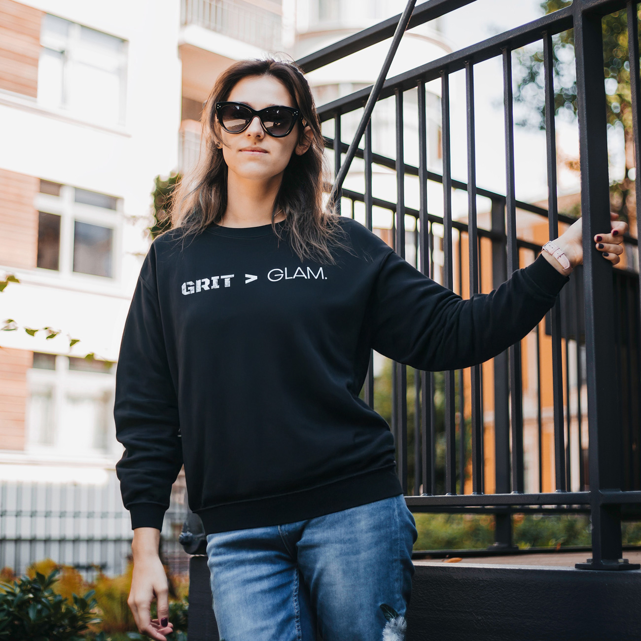 Grit > Glam Crewneck Sweatshirt product thumbnail image Grit > Glam Crewneck Sweatshirt product thumbnail image