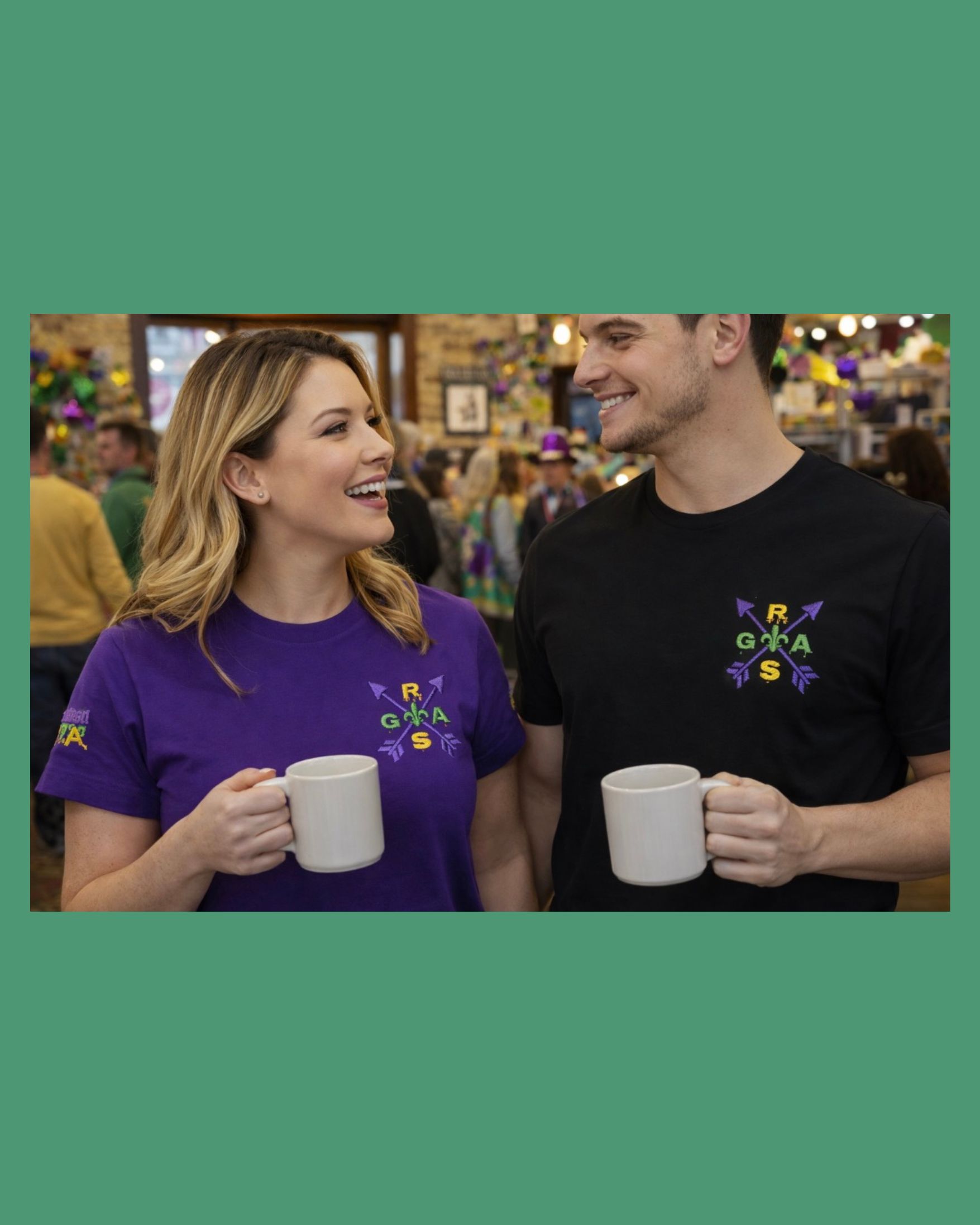 “If lost, return to NOLA” embroidered short sleeve tee