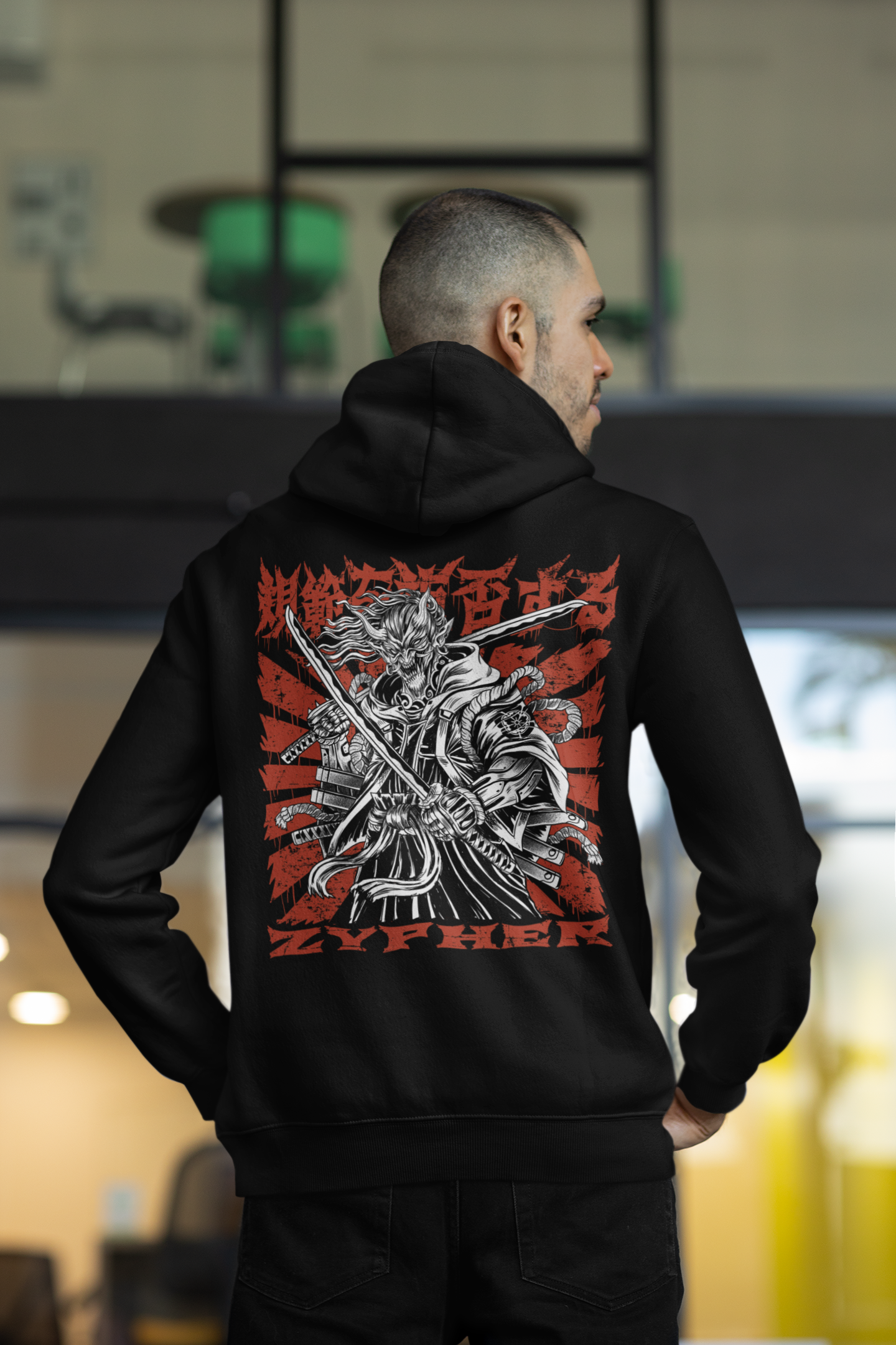Crimson Oni - Hoodie(340GSM) product thumbnail image Crimson Oni - Hoodie(340GSM) product thumbnail image
