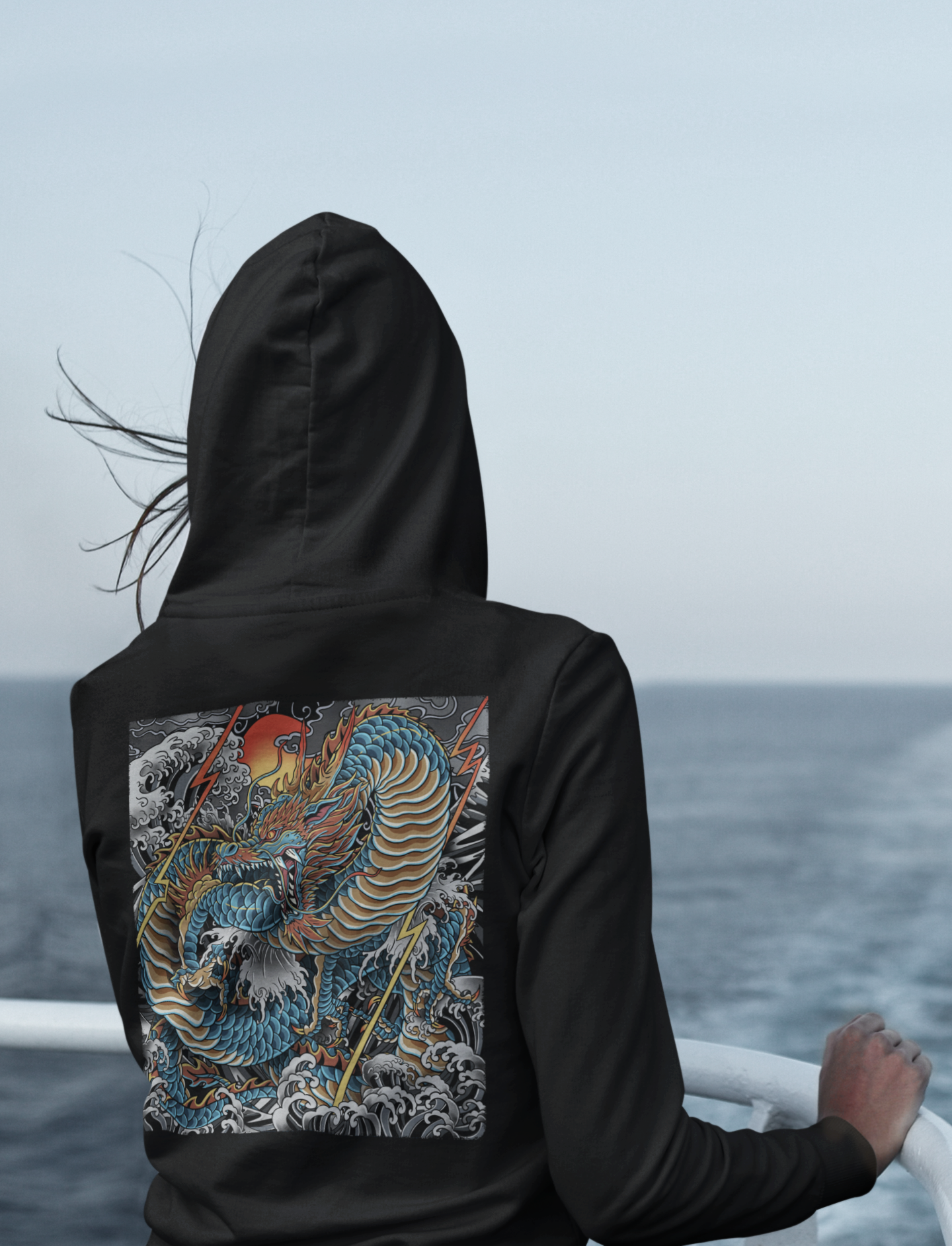 Ryujin Ascends - Hoodie(340GSM) product thumbnail image