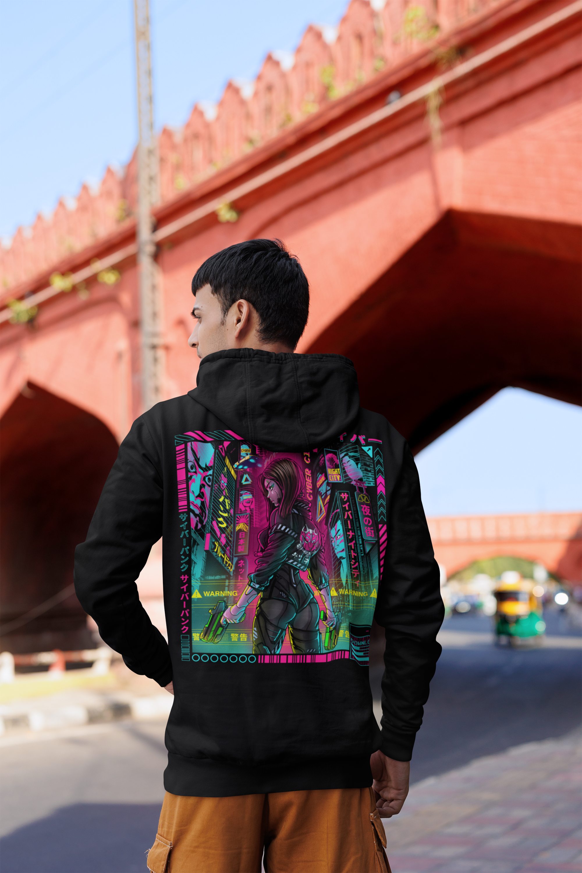 Neon Protocol - Hoodie(340GSM) product thumbnail image Neon Protocol - Hoodie(340GSM) product thumbnail image