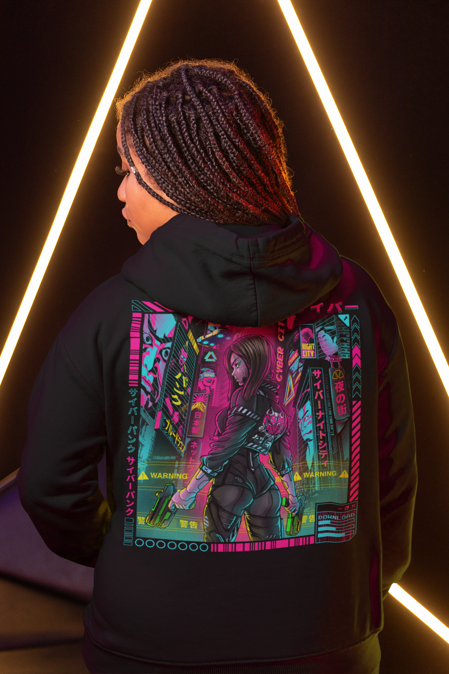 Neon Protocol - Hoodie(340GSM) product thumbnail image