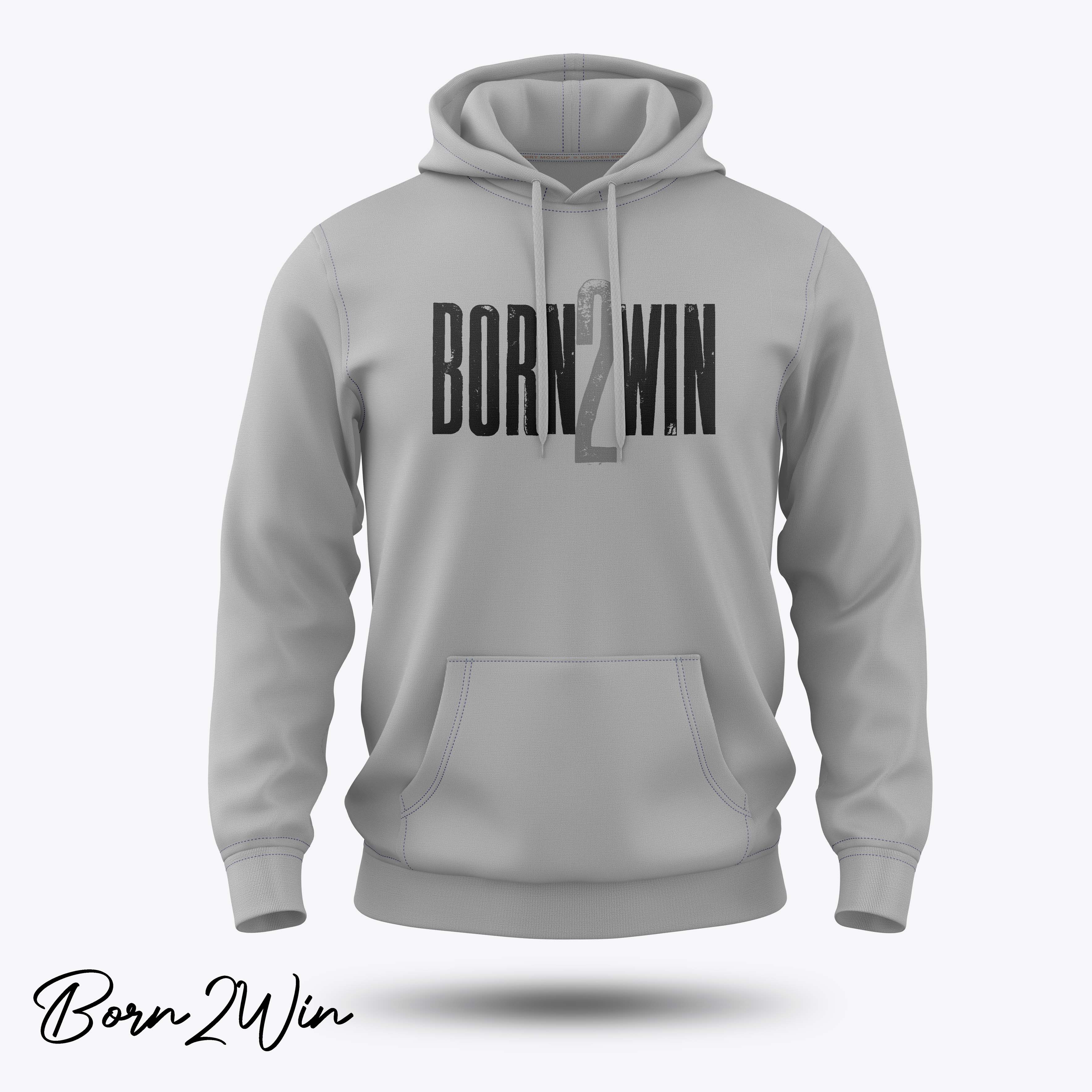 Born2Win Hoodie - Motivational Graphic Pullover product thumbnail image