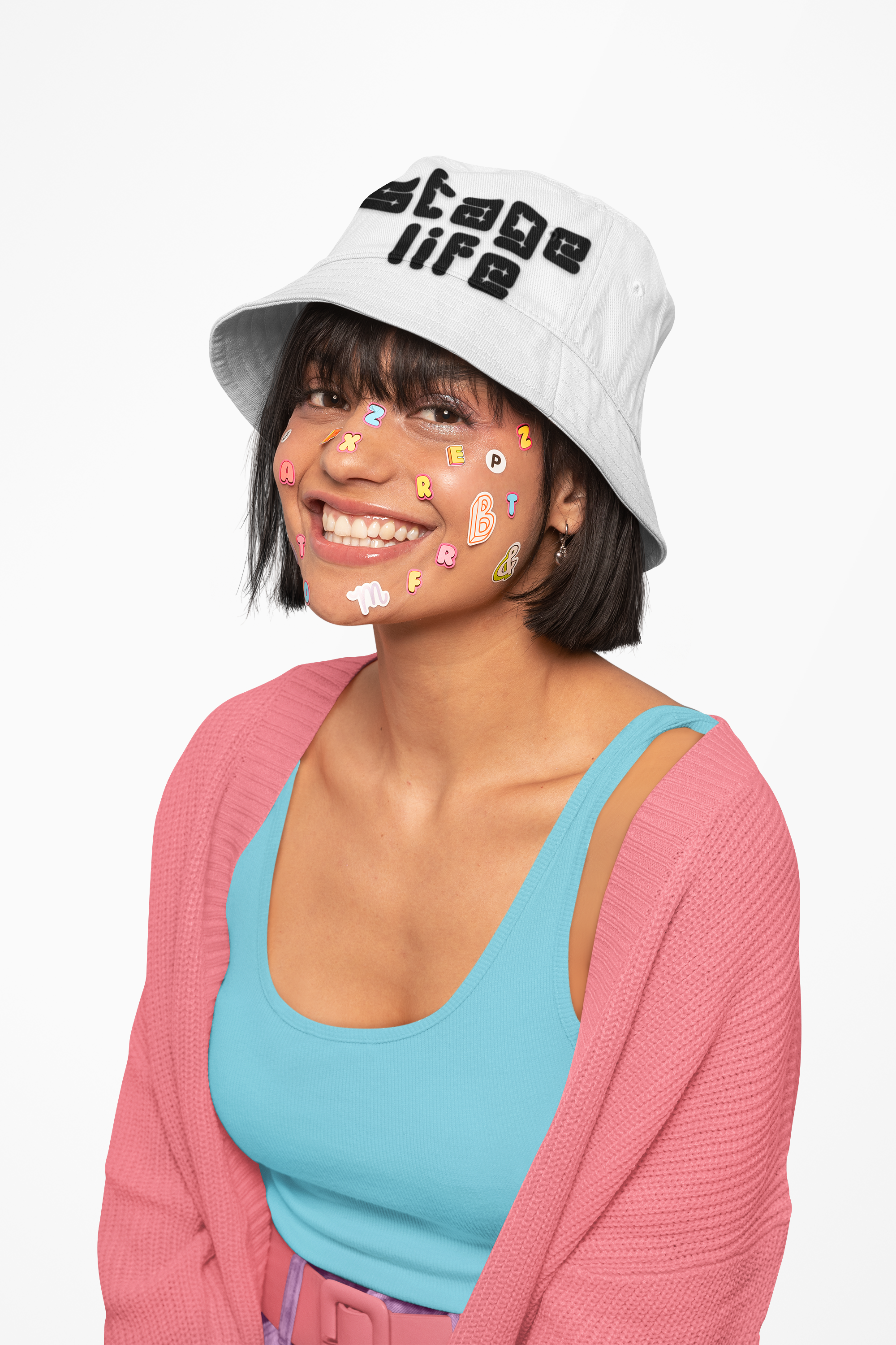 "Stage Life" Embroidered Bucket Hat —  Great Gift for Theater Cast  / Crew or Theater Student!