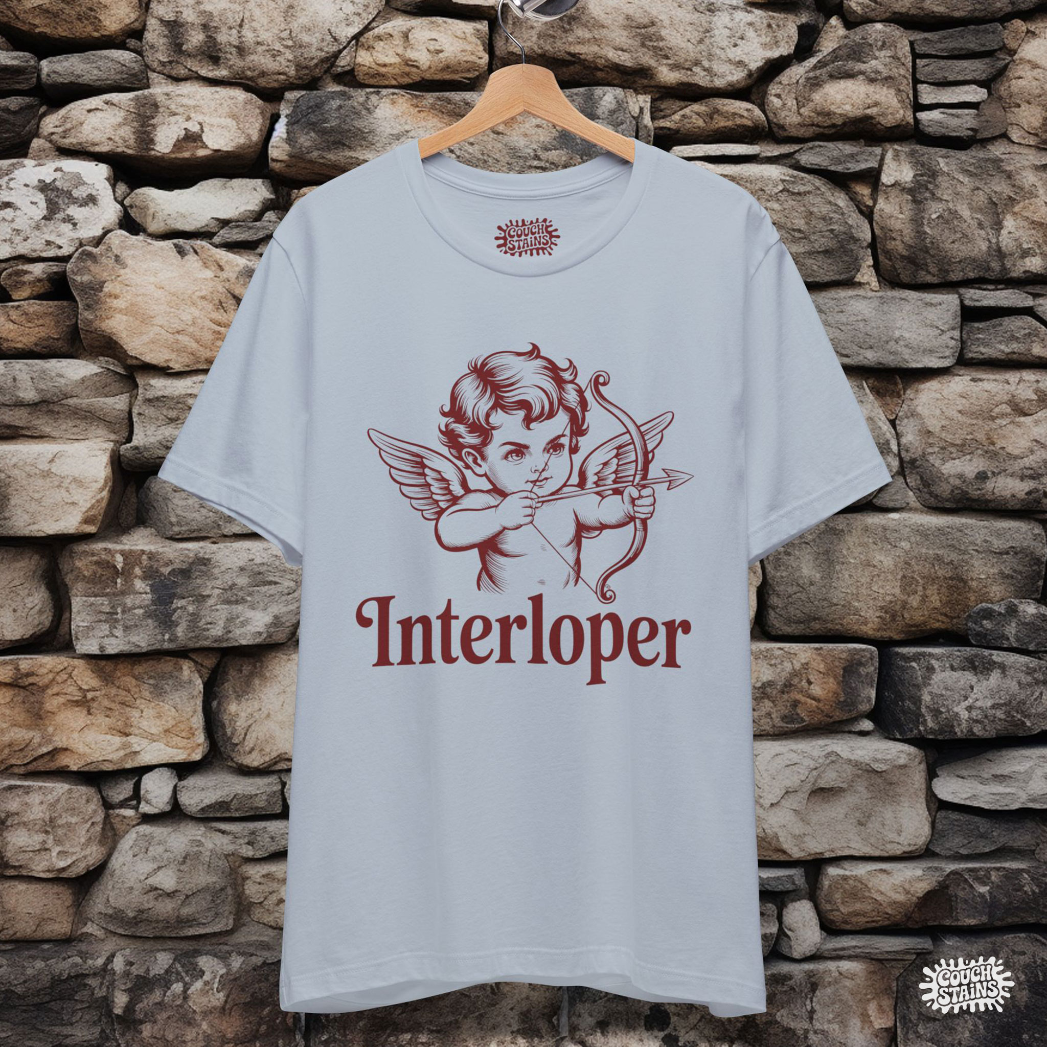 Interloper Cupid – Vintage Cherub Arrow Graphic Unisex T-Shirt product thumbnail image