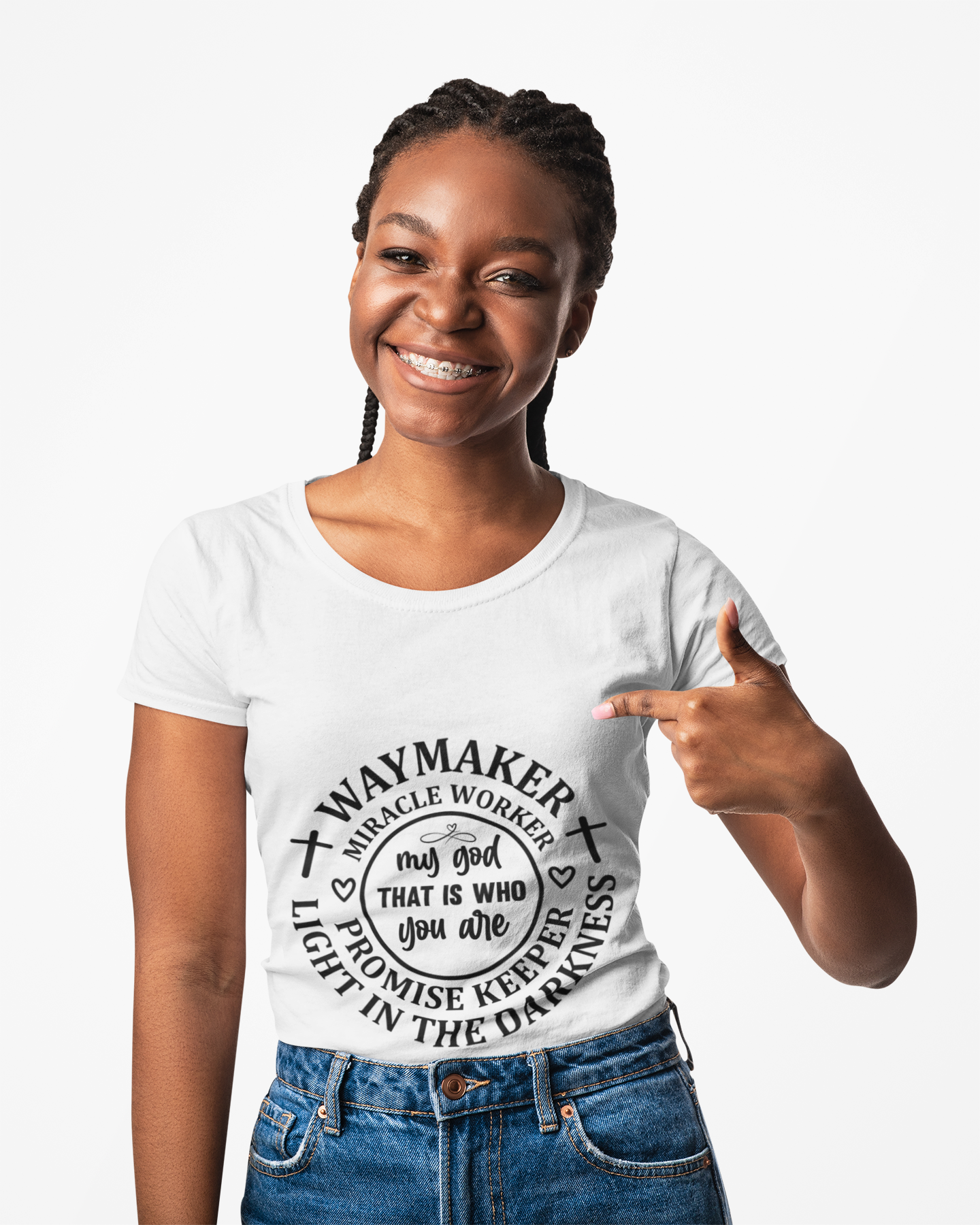 Comfort meets Style Unisex Tee with Uplifting Messages - Ideal for Everyday Wear and Faith-Based Gatherings product thumbnail image Comfort meets Style Unisex Tee with Uplifting Messages - Ideal for Everyday Wear and Faith-Based Gatherings product thumbnail image