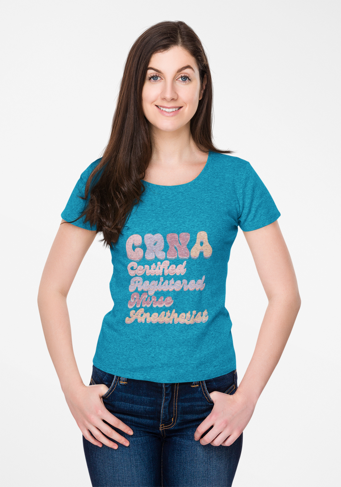 CRNA Certified Heavy Cotton Tee - Perfect Gift for Anesthetists product thumbnail image