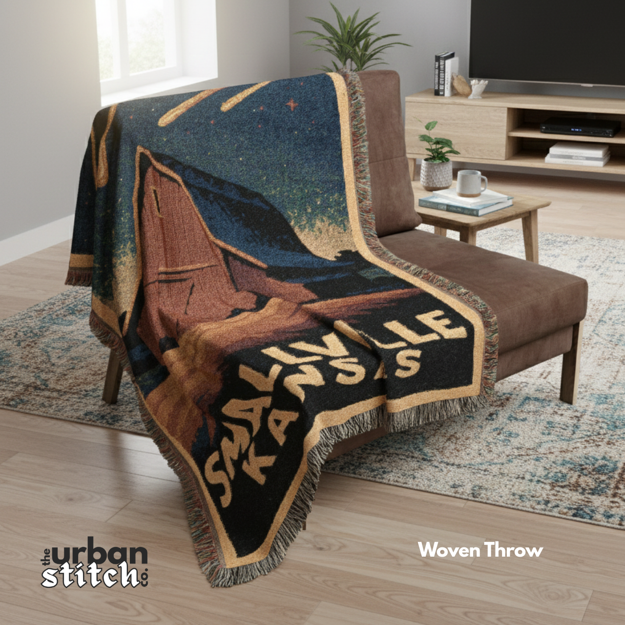 Kent Farm Woven Blanket | Smallville, Kansas | Smallville TV Show Inspired product thumbnail image Kent Farm Woven Blanket | Smallville, Kansas | Smallville TV Show Inspired product thumbnail image