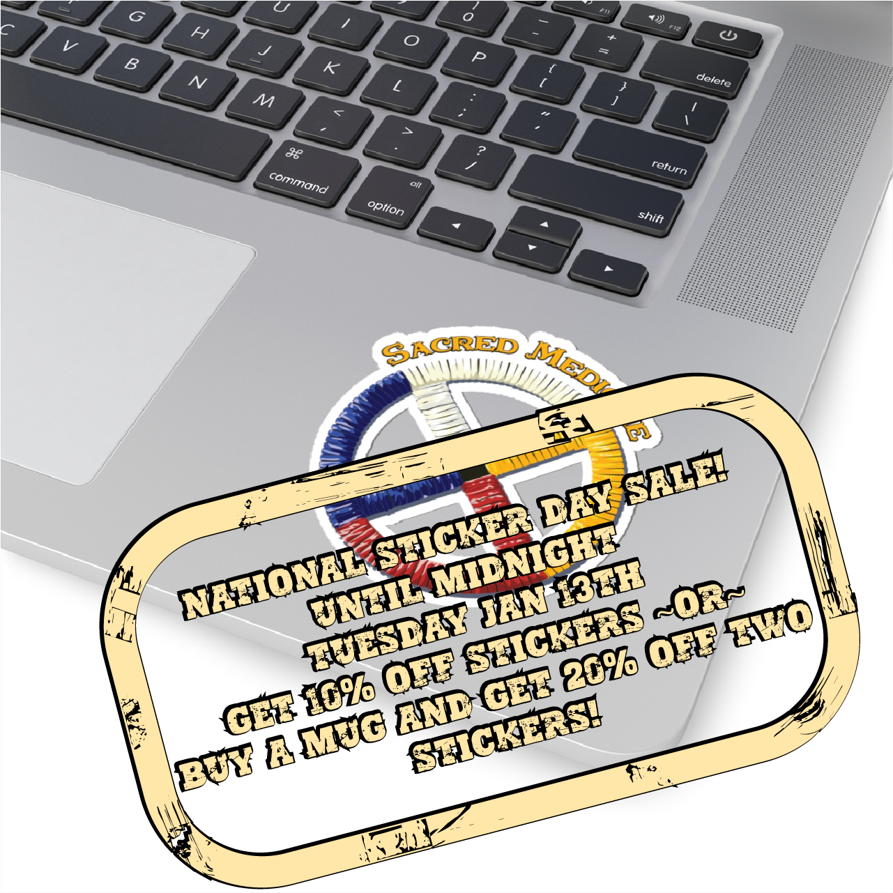 Cheyenne* Medicine Wheel - Kiss-Cut 10% OFF! product thumbnail image