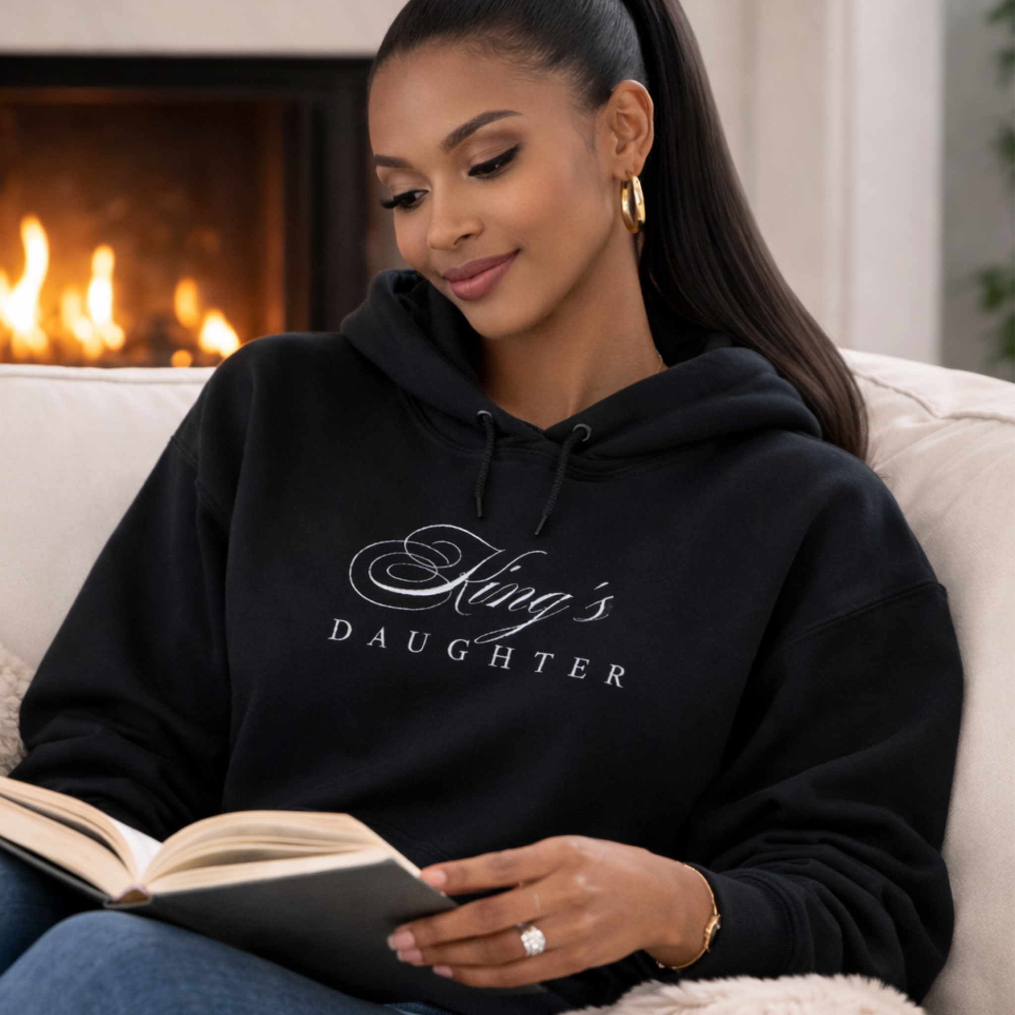BrideEra Embroidered Hoodie| King's Daughter BrideEra Embroidered Hoodie| King's Daughter