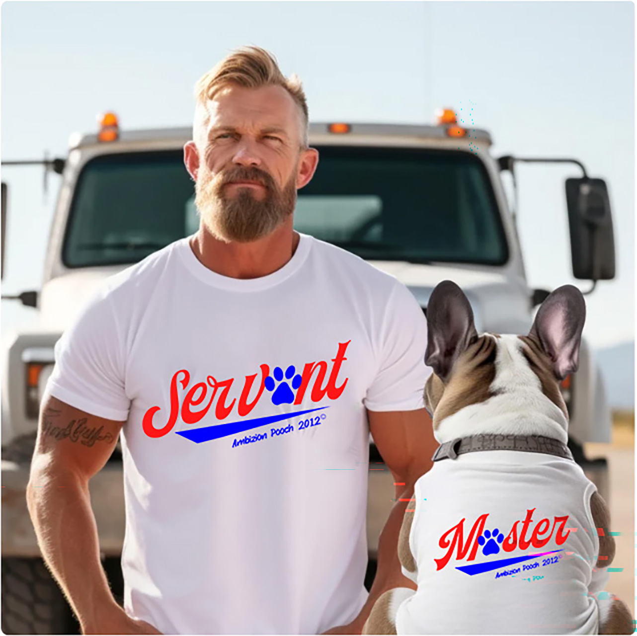 Doggy Master Tank Top — "Servant" (Pet & Parent Matching) product thumbnail image Doggy Master Tank Top — "Servant" (Pet & Parent Matching) product thumbnail image