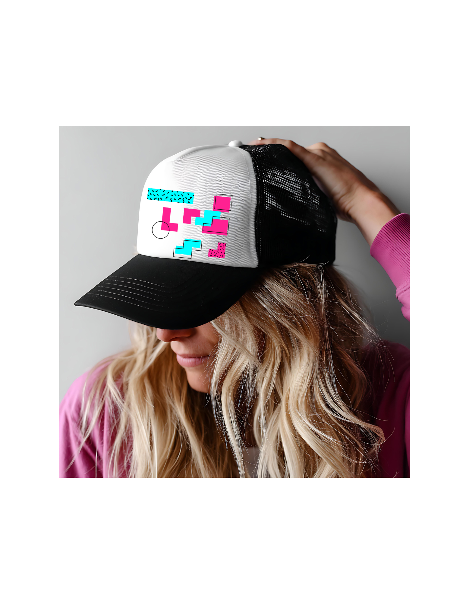 Colorful Graphic Trucker Cap, Stylish Summer Hat, Trendy Gift, Festival Accessory, Unique Outdoor Gear product thumbnail image Colorful Graphic Trucker Cap, Stylish Summer Hat, Trendy Gift, Festival Accessory, Unique Outdoor Gear product thumbnail image