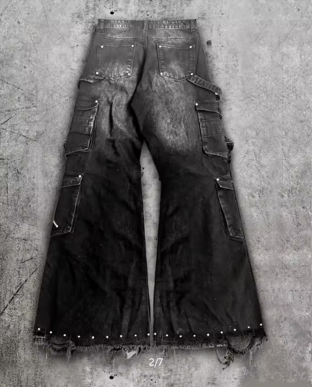 Custom y2k goth jeans product thumbnail image