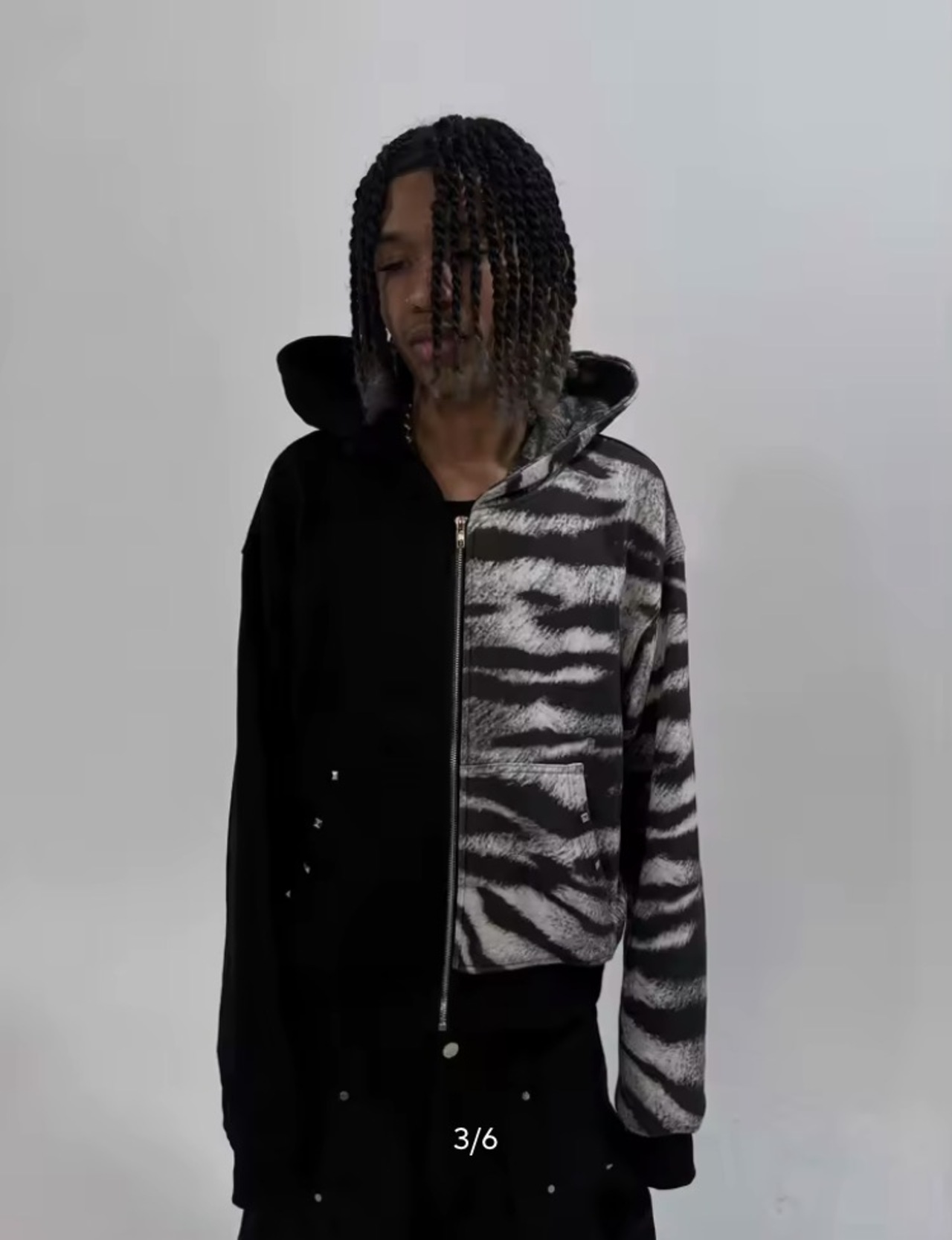 Tiger print fur coat product thumbnail image Tiger print fur coat product thumbnail image