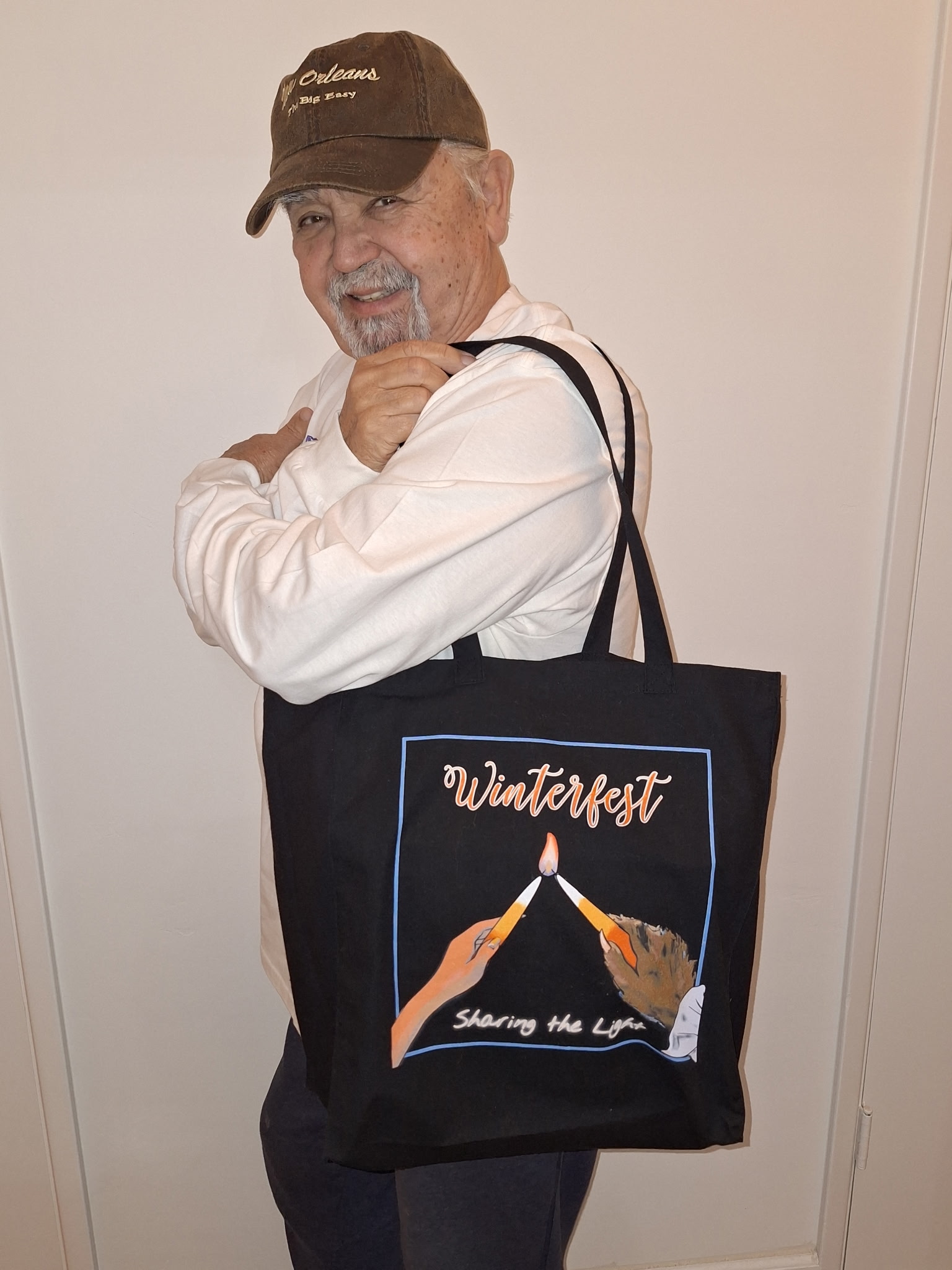 Sharing the Light Winterfest Canvas Grocery Tote product thumbnail image