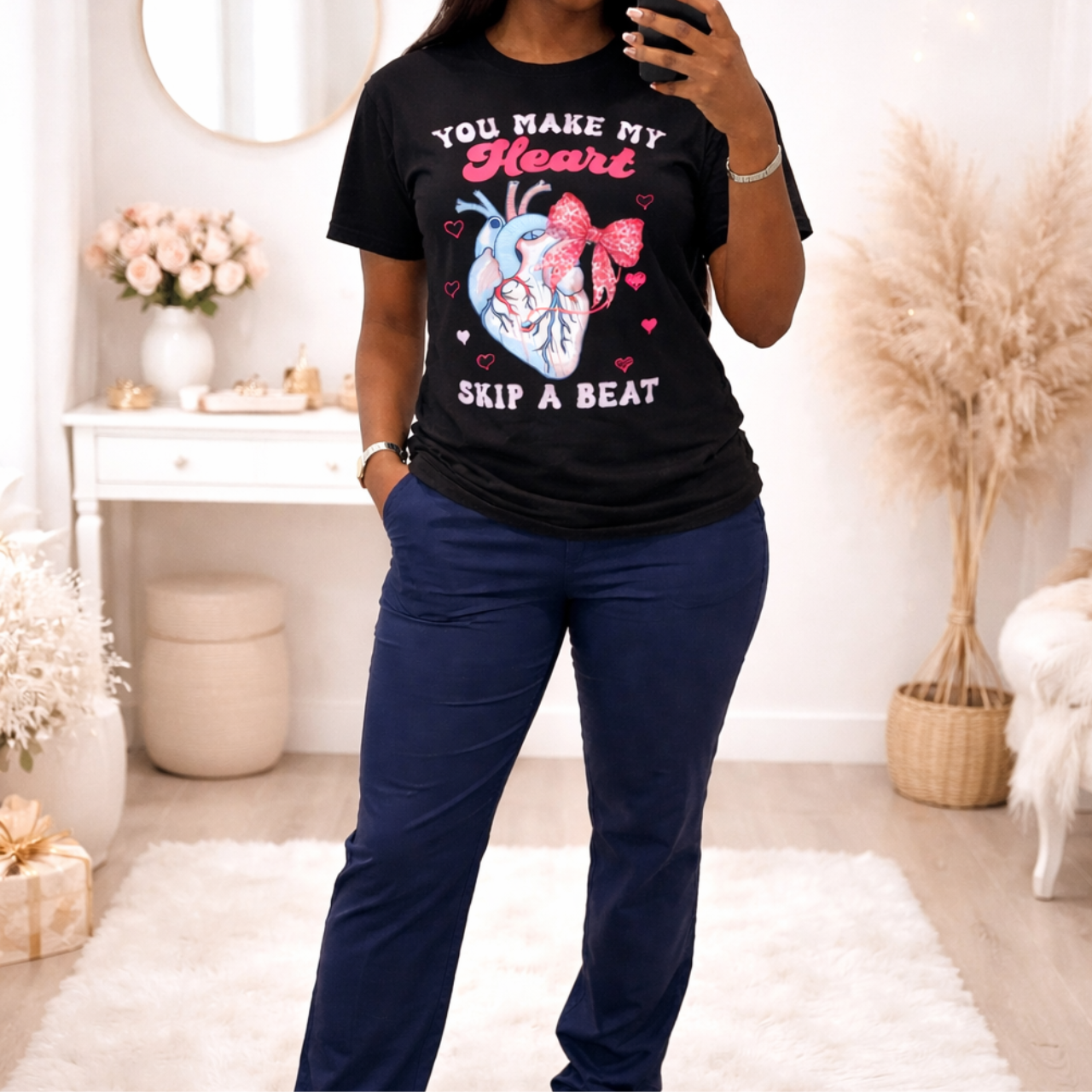 You Make My Heart Skip a Beat T-Shirt product thumbnail image You Make My Heart Skip a Beat T-Shirt product thumbnail image