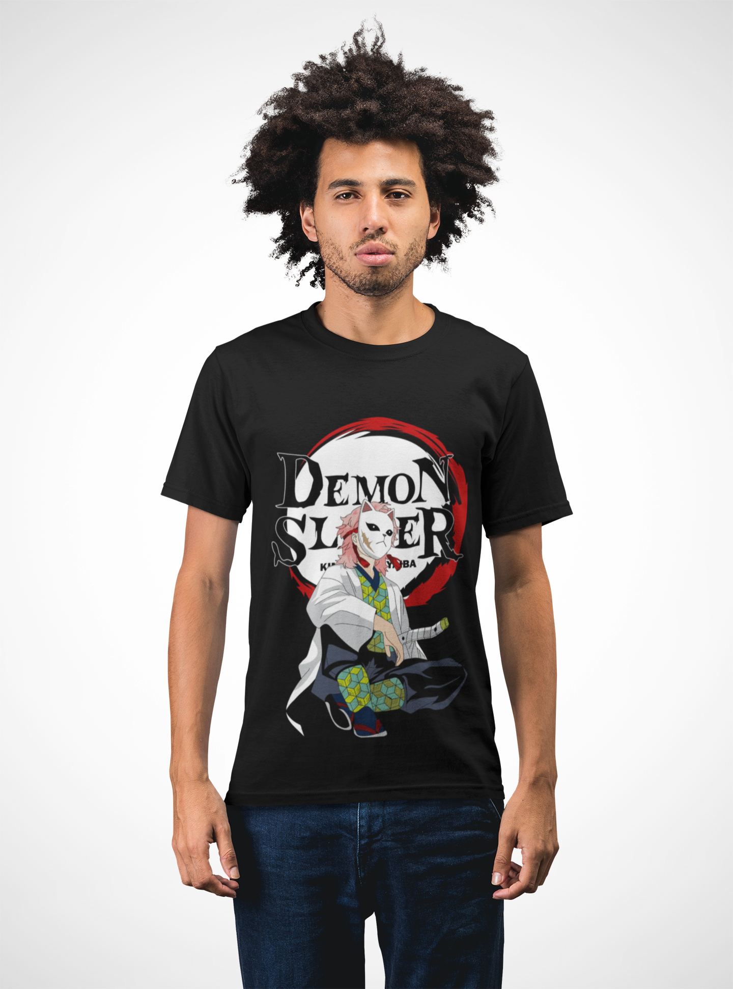 Demon Slayer Unisex Heavy Cotton Tee - Anime Graphic T-Shirt product thumbnail image Demon Slayer Unisex Heavy Cotton Tee - Anime Graphic T-Shirt product thumbnail image
