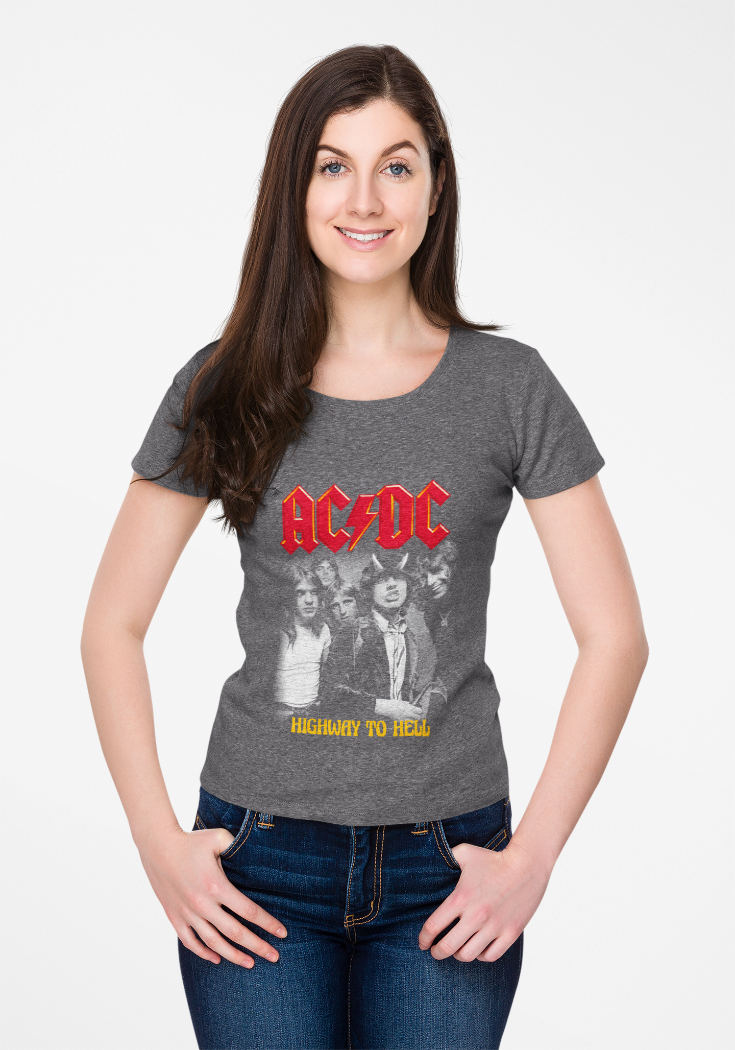 AC/DC Highway to Hell Unisex Heavy Cotton Tee - Rock Concert Style Shirt product thumbnail image AC/DC Highway to Hell Unisex Heavy Cotton Tee - Rock Concert Style Shirt product thumbnail image