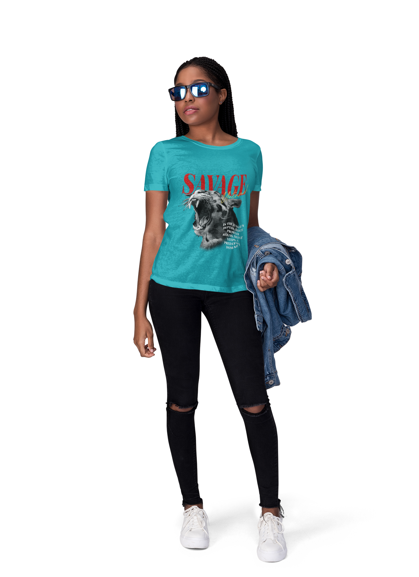 Savage Tiger Unisex Heavy Cotton Tee - Wild Graphic Tee for Bold Style product thumbnail image Savage Tiger Unisex Heavy Cotton Tee - Wild Graphic Tee for Bold Style product thumbnail image
