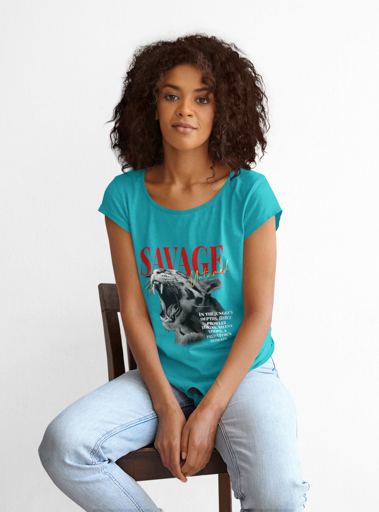 Savage Tiger Unisex Heavy Cotton Tee - Wild Graphic Tee for Bold Style product thumbnail image Savage Tiger Unisex Heavy Cotton Tee - Wild Graphic Tee for Bold Style product thumbnail image