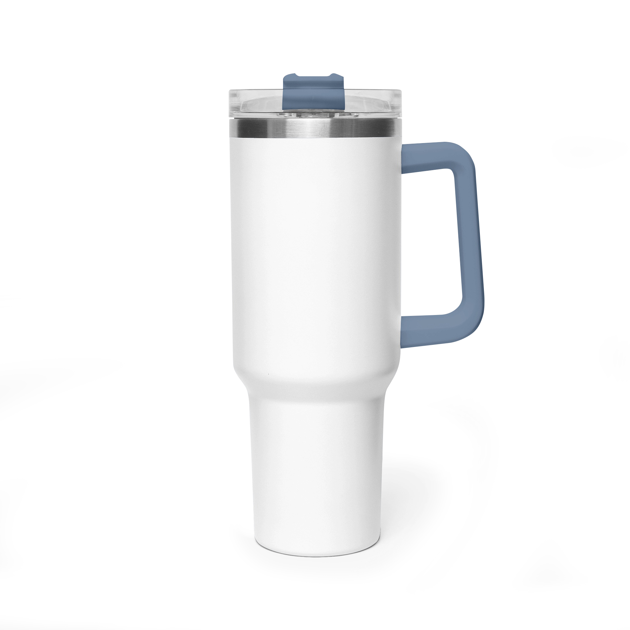 40oz Vacuum Tumbler – "Man Without a Title" Proverbs 27:1 Inspirational Travel Mug product thumbnail image