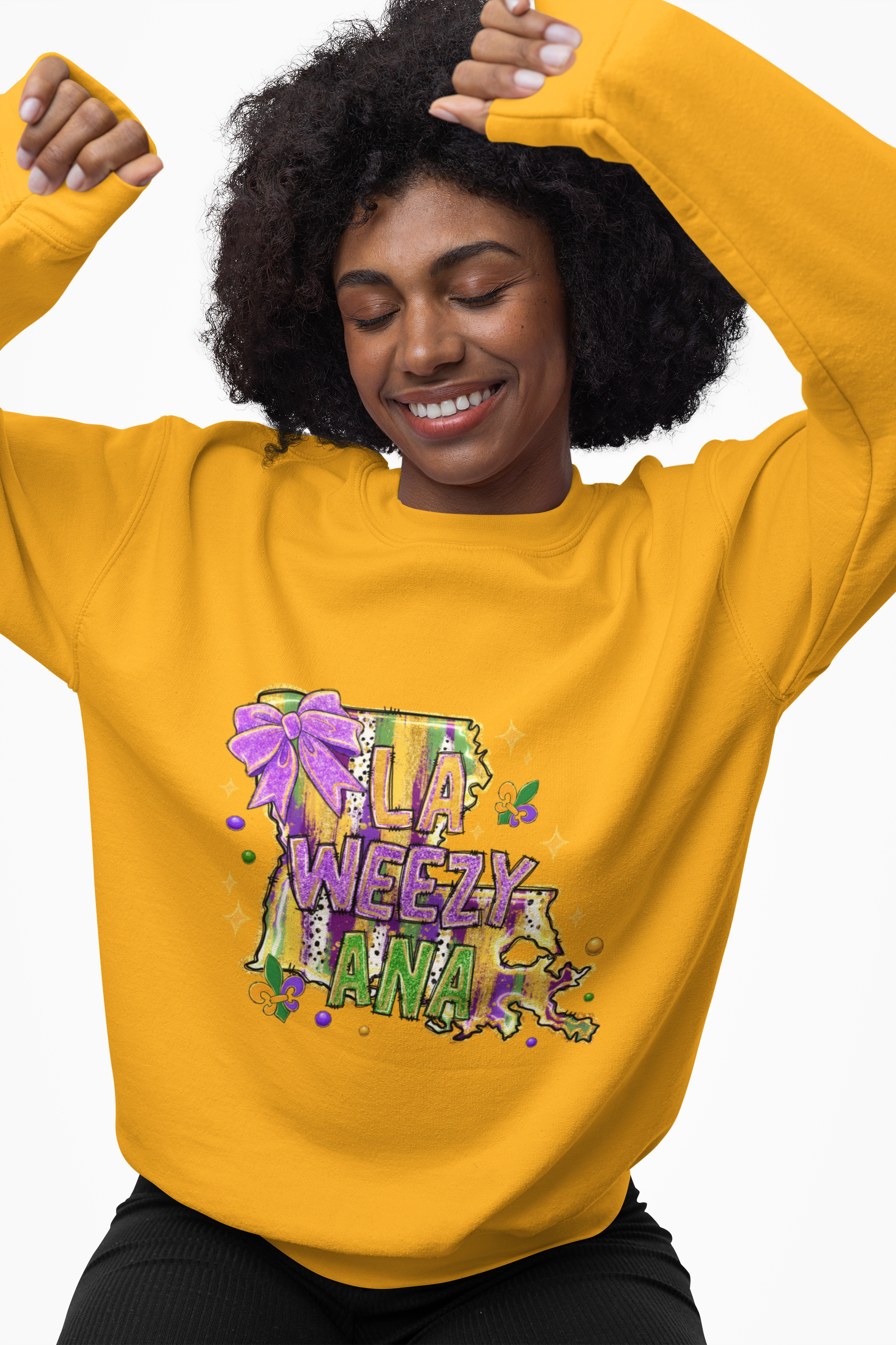 Mardi Gras Celebration Crewneck Sweatshirt product thumbnail image