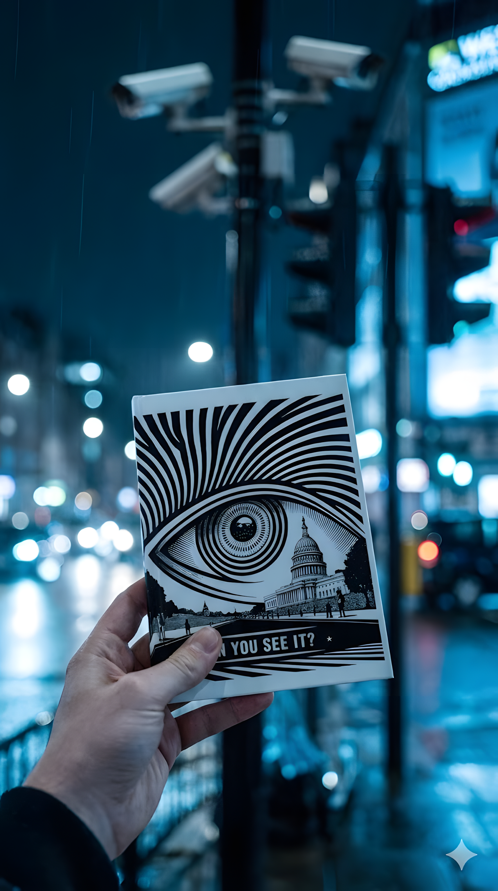 "Can You See It?" Surveillance State Journal | Conspiracy Theory | Luxury Occult Hardcover Notebook | Esoteric Philosophy | Diary for Truth Seekers product thumbnail image