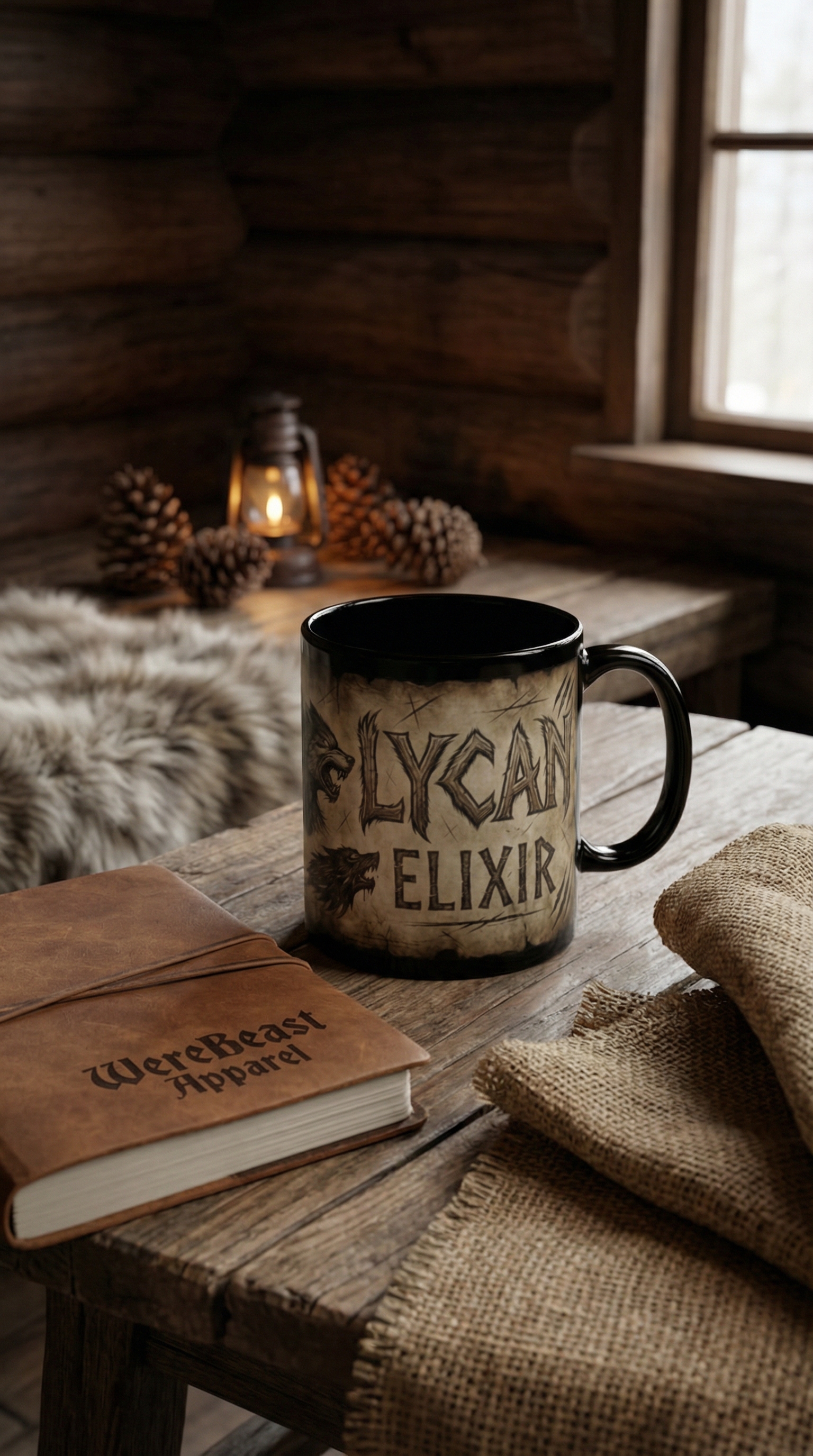 LYCAN ELIXIR Black Mug 11oz product thumbnail image LYCAN ELIXIR Black Mug 11oz product thumbnail image