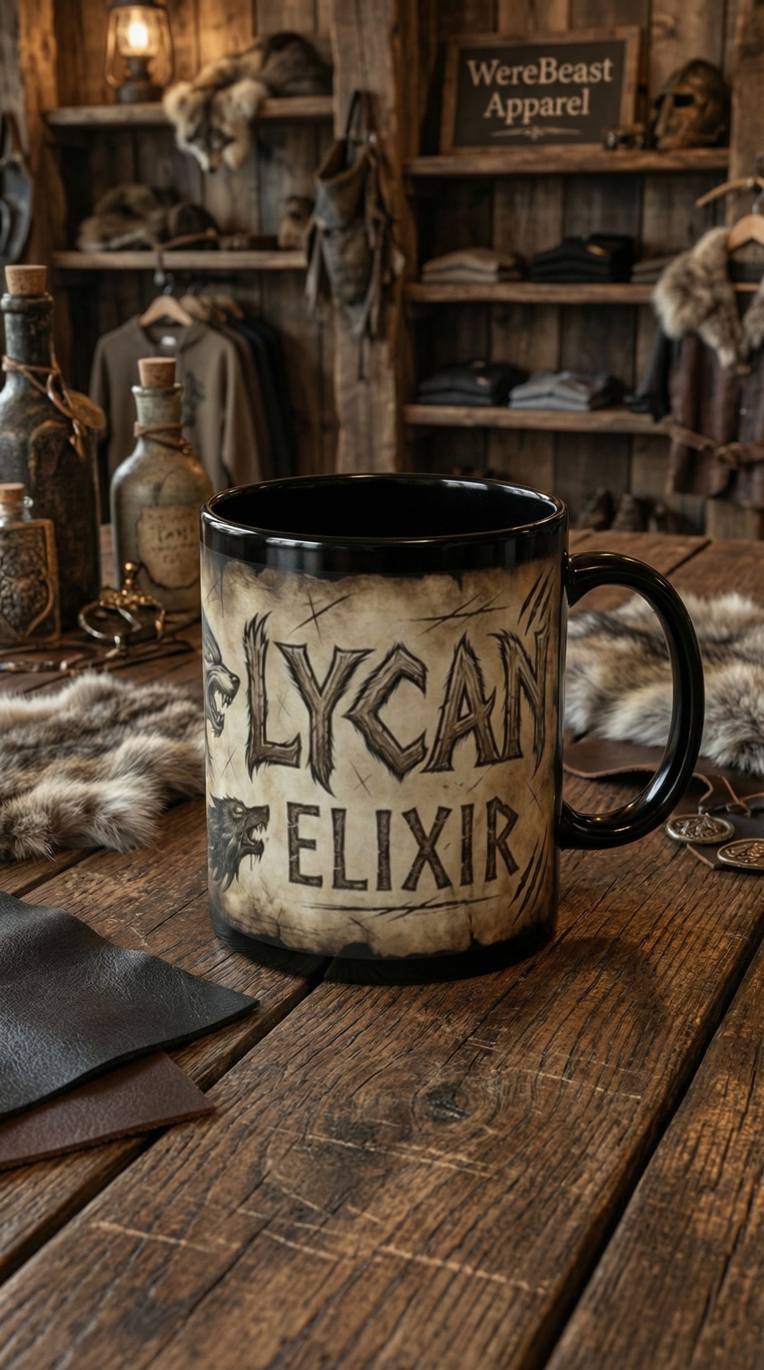 LYCAN ELIXIR Black Mug 11oz product thumbnail image LYCAN ELIXIR Black Mug 11oz product thumbnail image