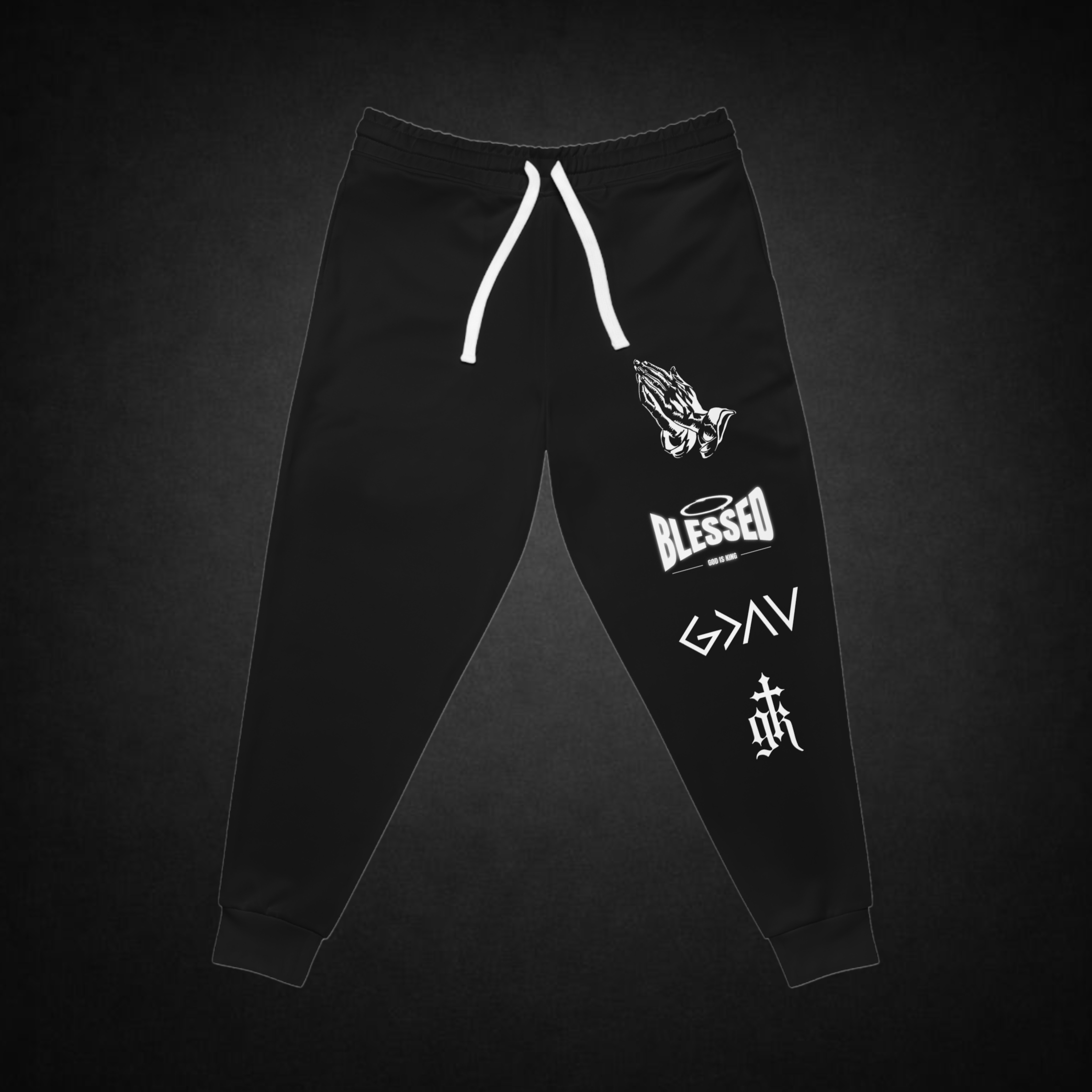 MULTI LOGO DESIGN JOGGERS