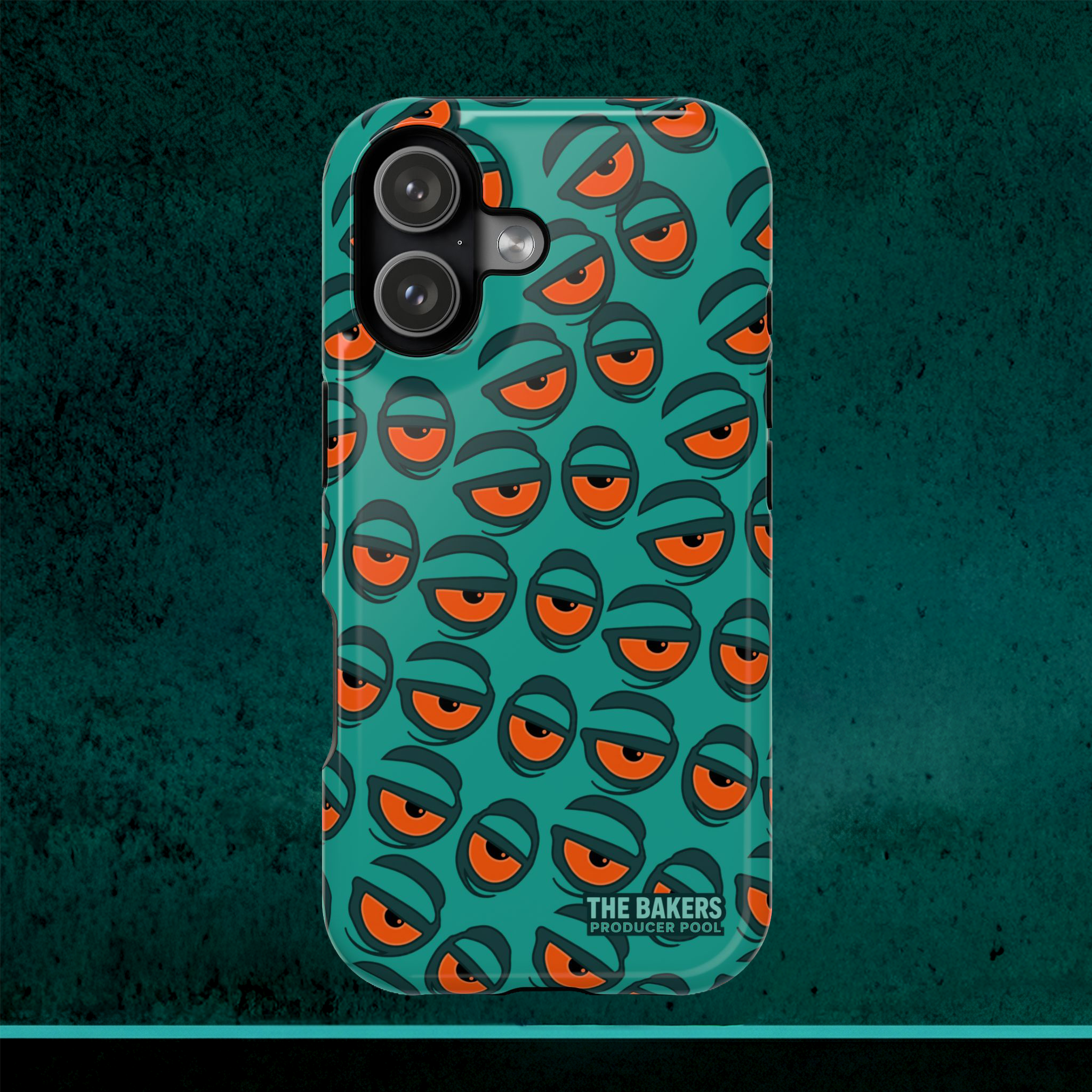"Stoned Eyes Impact-Resistant Phone Case — The Bakers Producer Pool Protective Cover