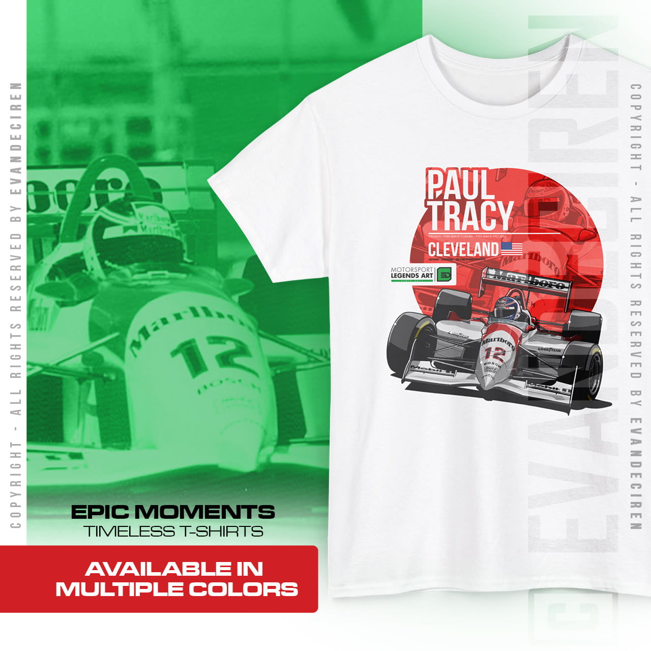 Paul Tracy 1993 Legend Art | Cleveland product thumbnail image Paul Tracy 1993 Legend Art | Cleveland product thumbnail image