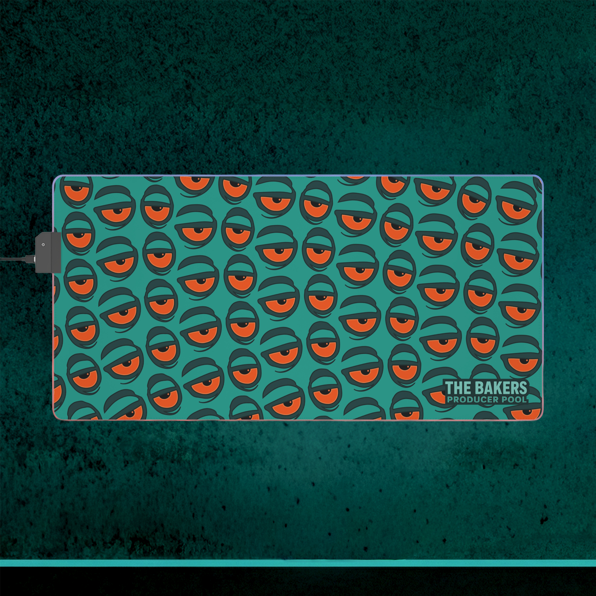 Baked Eyes Pattern Desk Mat — The Bakers Producer Pool Large Gaming/Office Mousepad product thumbnail image Baked Eyes Pattern Desk Mat — The Bakers Producer Pool Large Gaming/Office Mousepad product thumbnail image