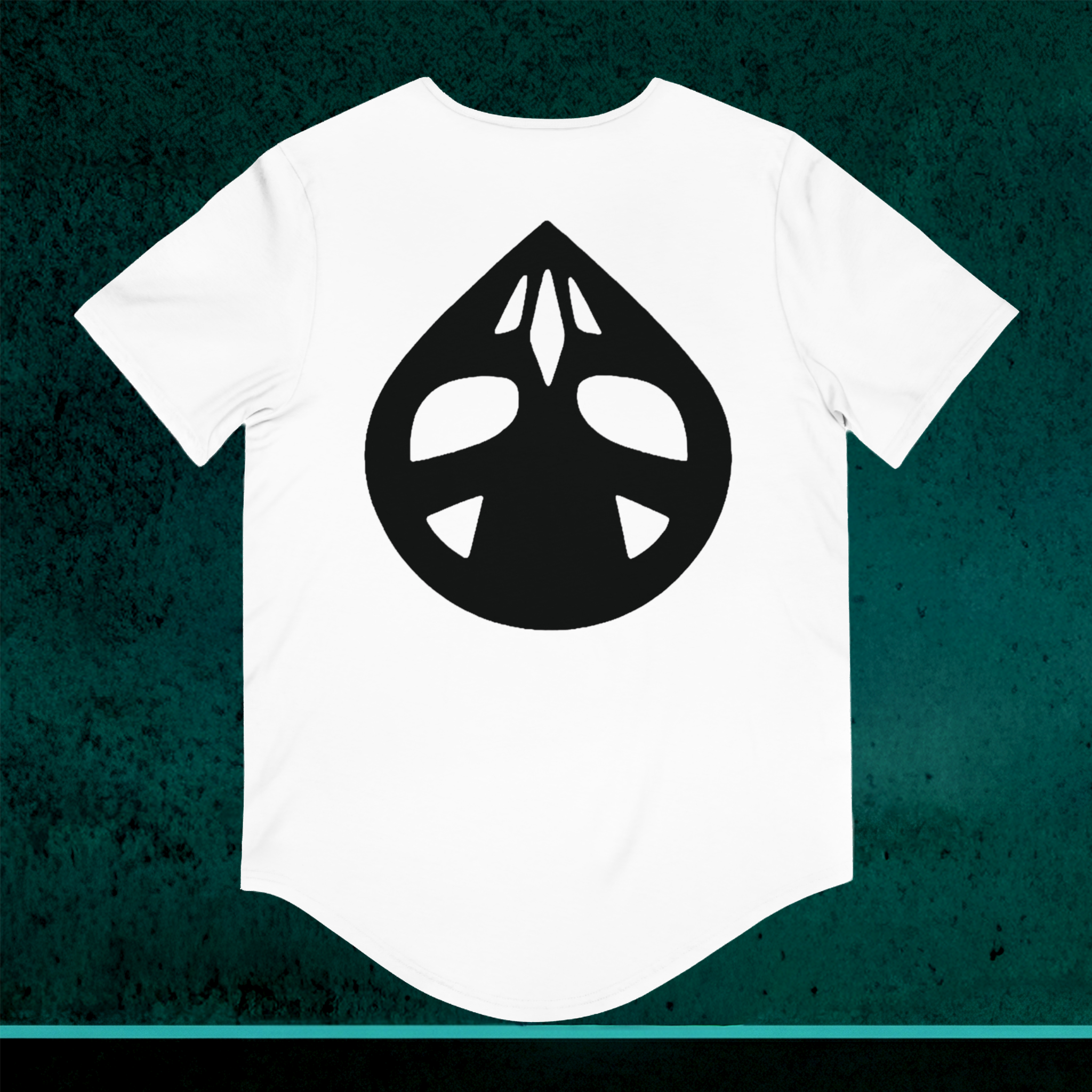 Print Alien Head Curved Hem Tee (White) — LeMOF x The Bakers Producer Pool product thumbnail image Print Alien Head Curved Hem Tee (White) — LeMOF x The Bakers Producer Pool product thumbnail image