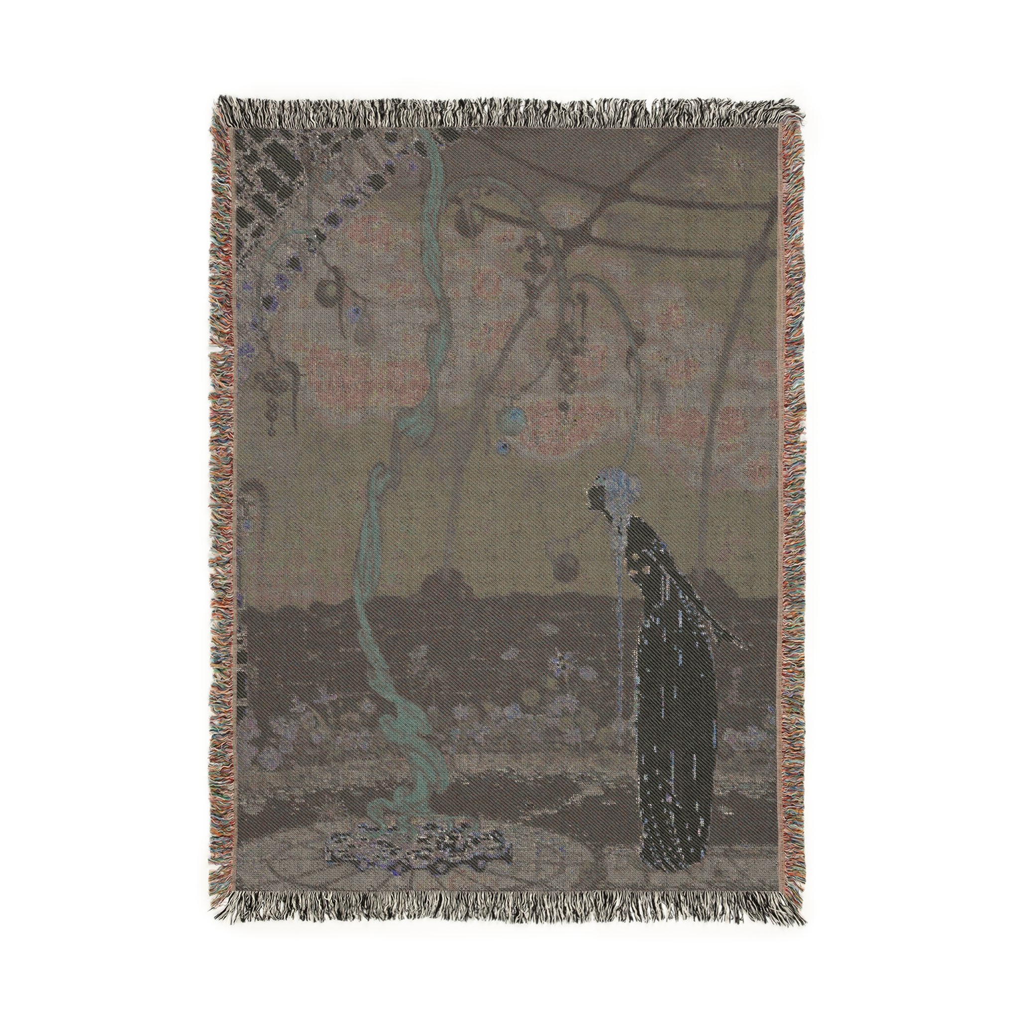 red tree princess woven tapestry blanket product thumbnail image