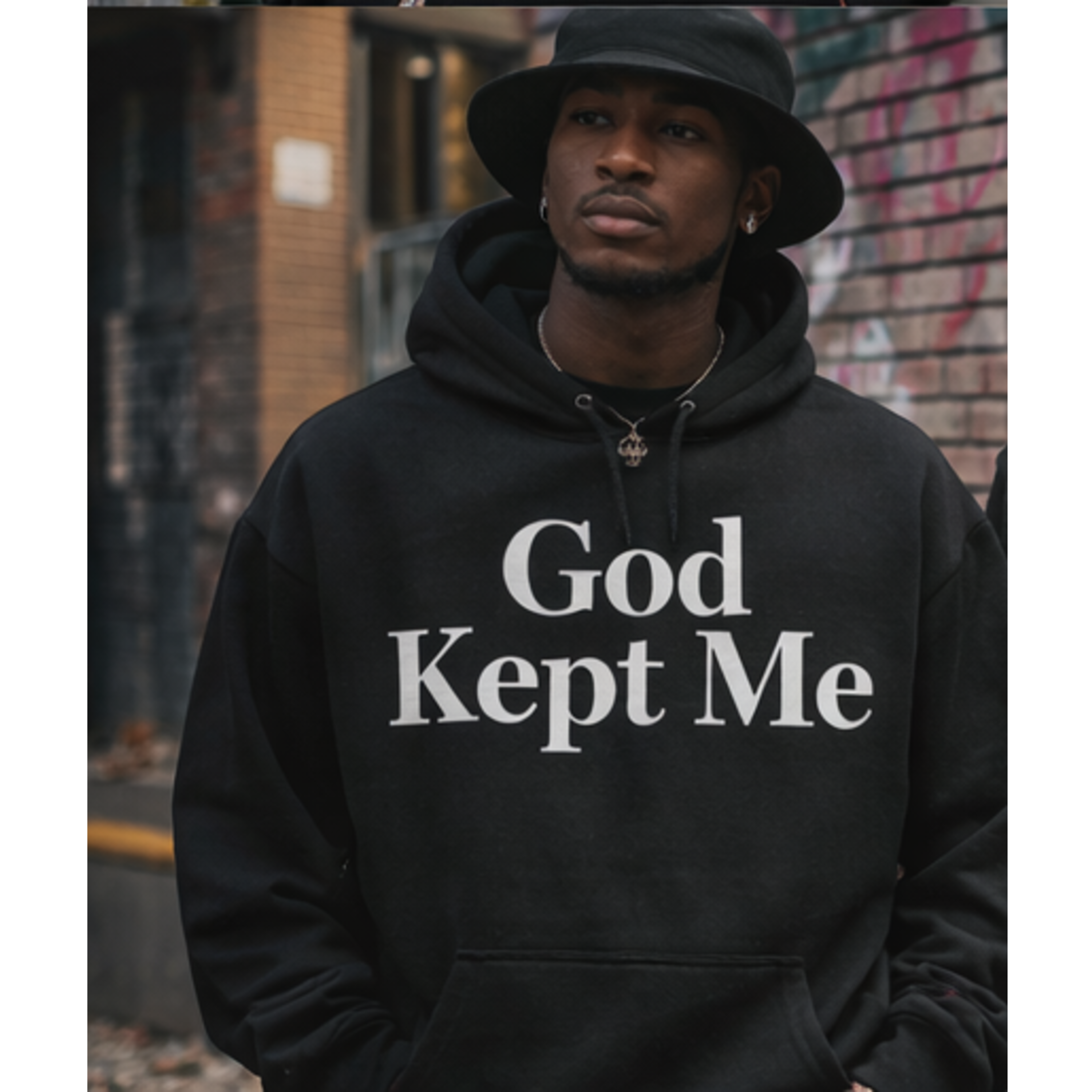 God Kept Me Hoodie — "Still Here for a Reason" Inspirational Christian Hoodie product thumbnail image