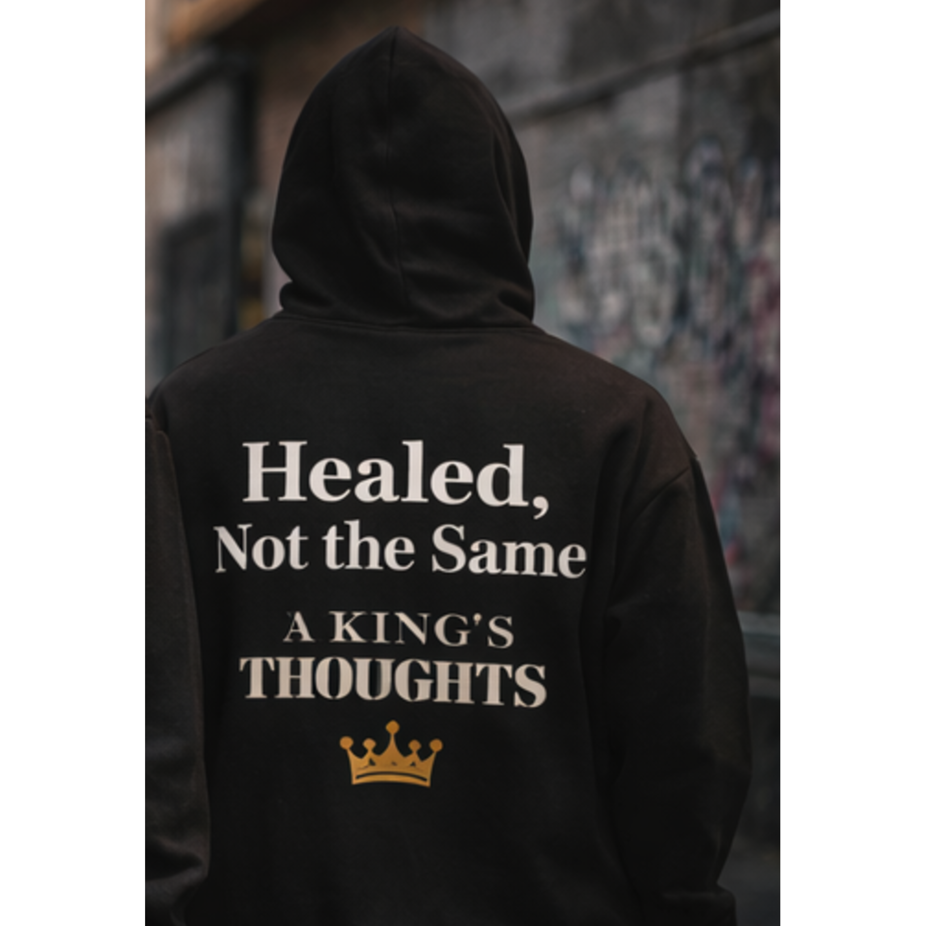 Faith Hoodie — "Forged in Fire" Christian Graphic Hooded Sweatshirt product thumbnail image